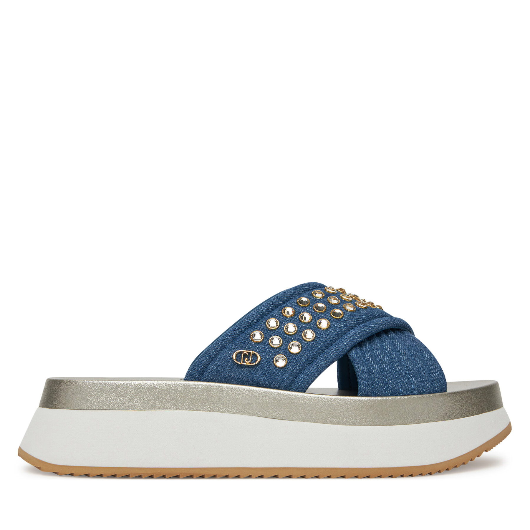 Damen Pantoletten Liu Jo, Schuhgröße 37, Blau, DreamySandal 05 BA5091 TX474