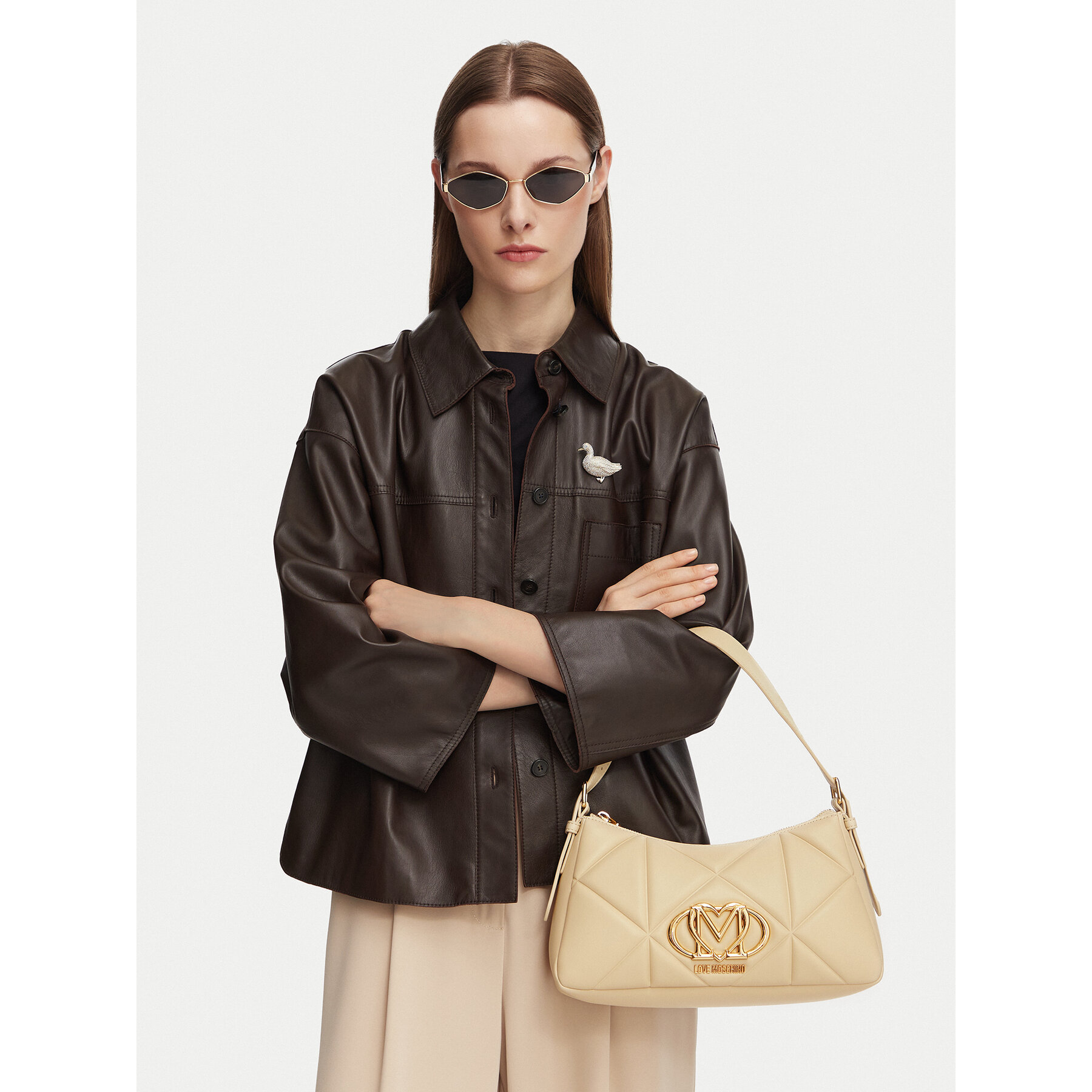 Torbica LOVE MOSCHINO JC4032PP1PLC0129 Bež
