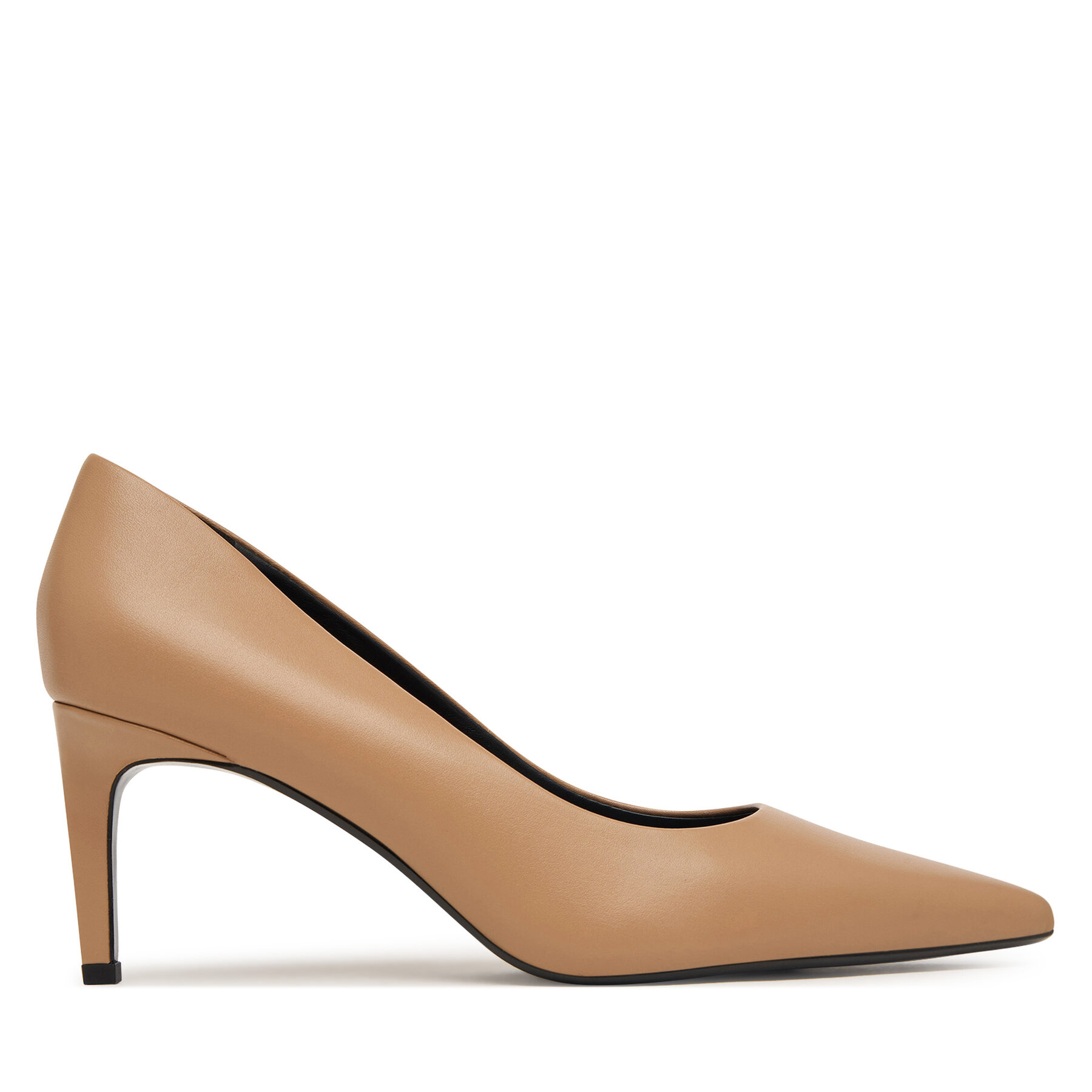 Podpätky Calvin Klein Ess Stiletto 70 HW0HW02607 Béžová