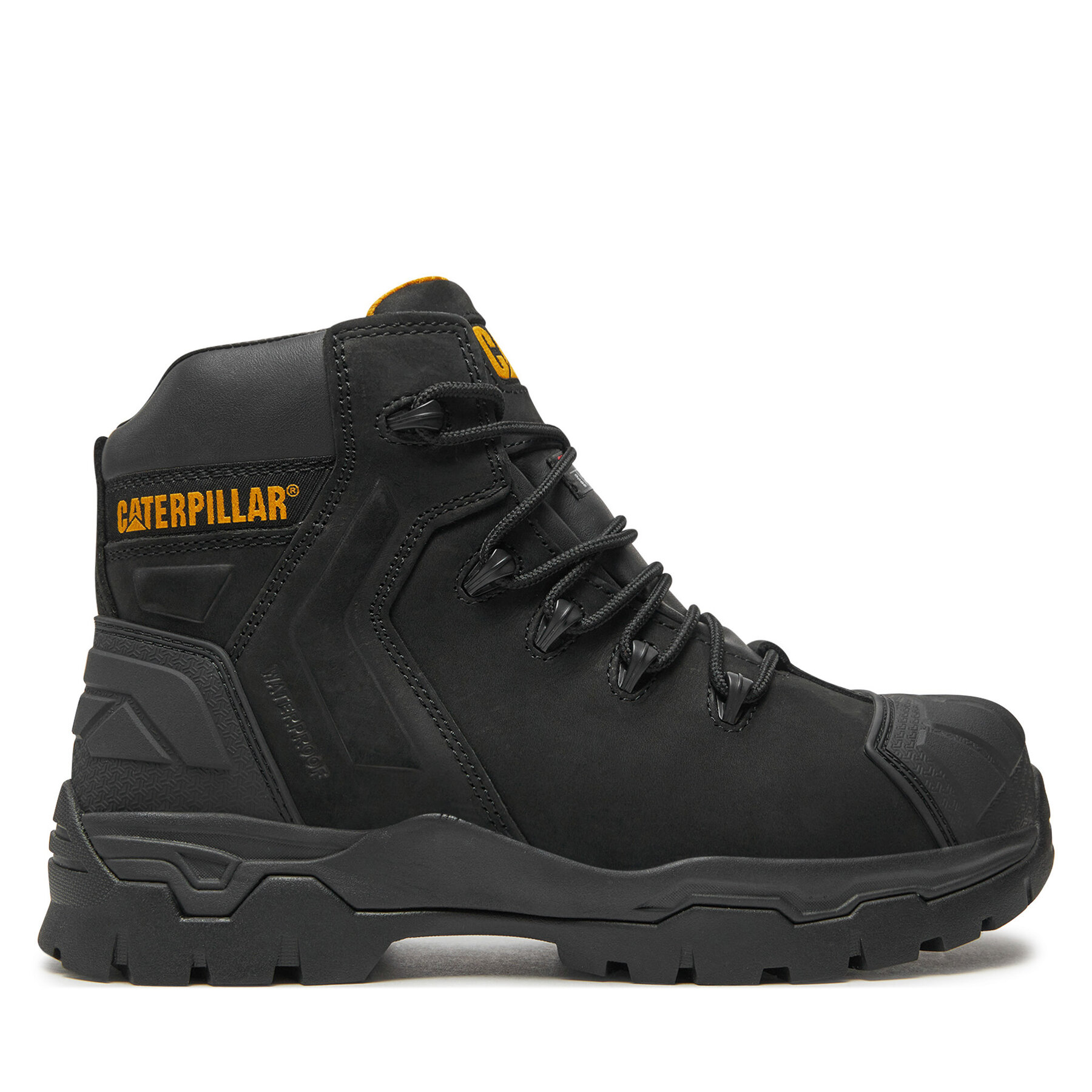 Trapper stila apavi CAT Footwear Everett Ct S3 Wr Ci Hro Src P725322 Melns