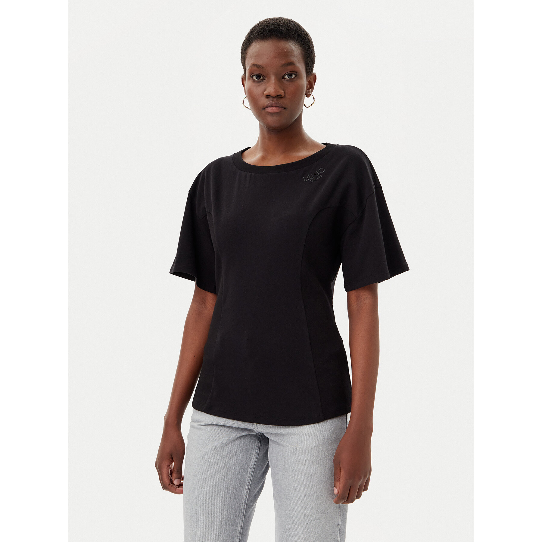 Liu Jo T-Shirt TA5108 JS003 Schwarz Regular Fit