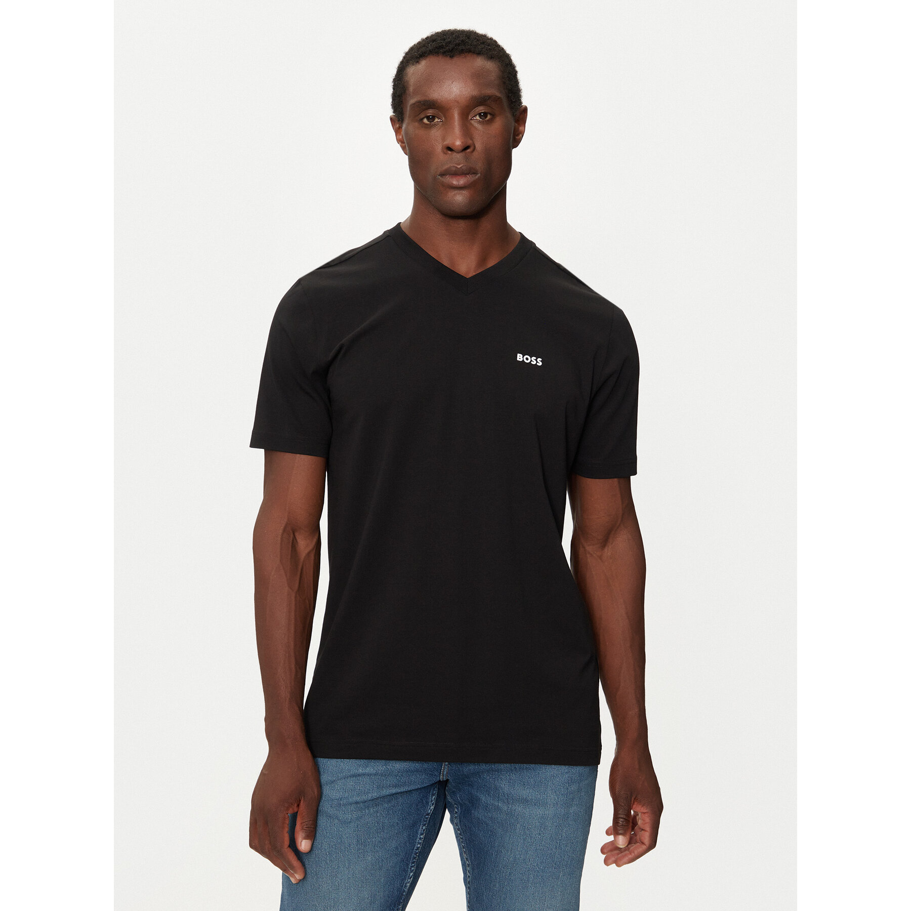 Boss Póló Tee V 50506347 Fekete Regular Fit