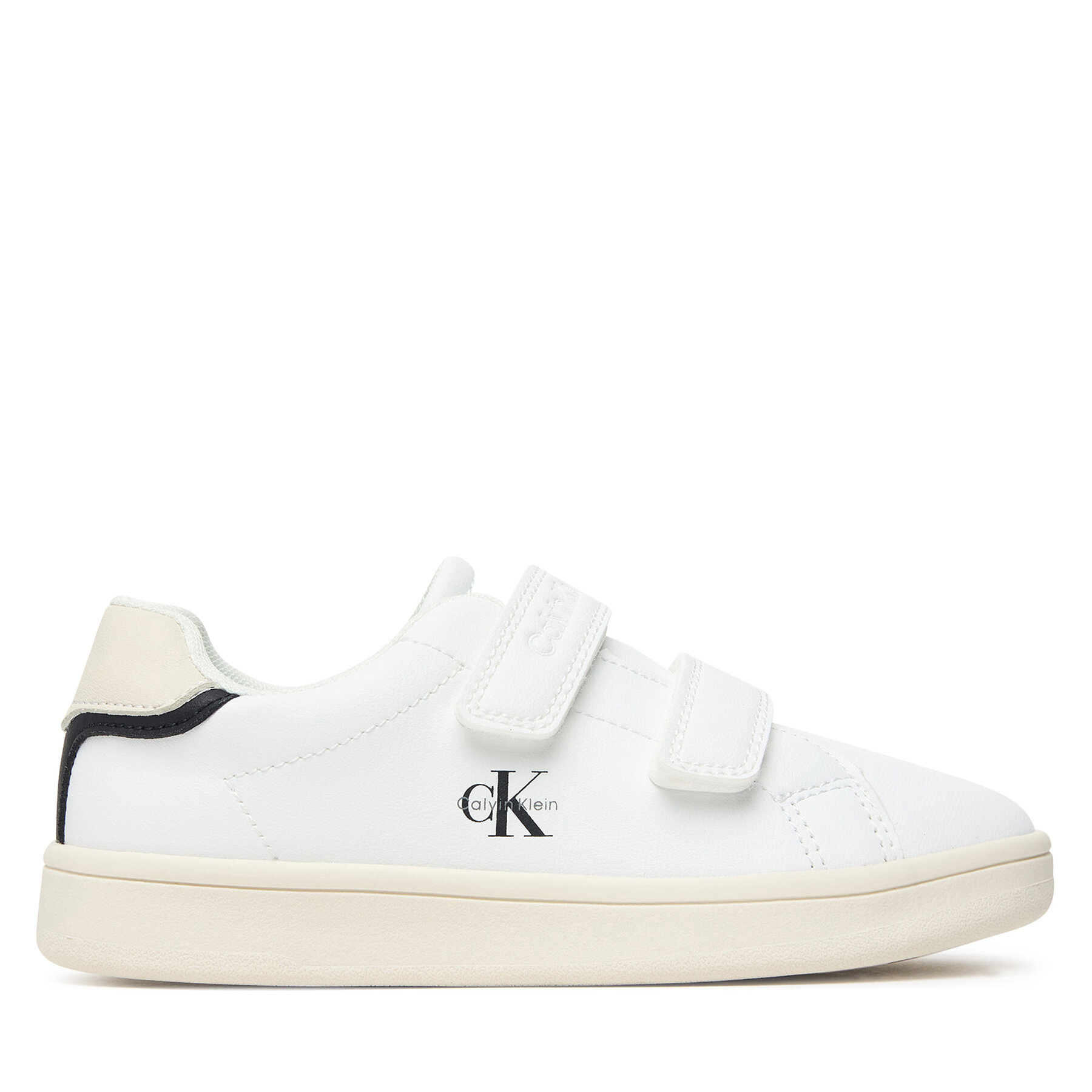 Sneakersy Calvin Klein Low Cut Velcro Sneaker V1X9-83440-1355 S Biela