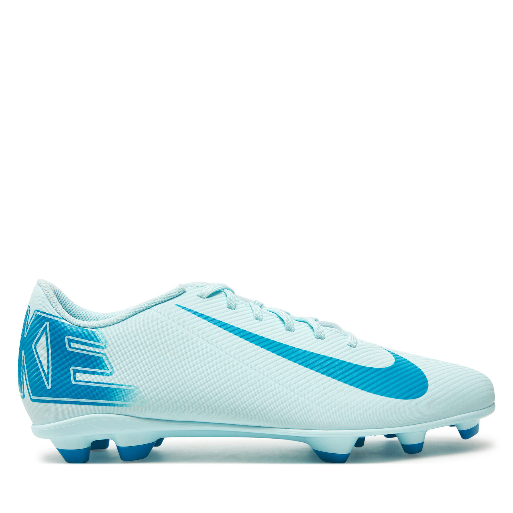 Ghete pentru fotbal Nike Vapor 16 Club Fg/Mg FQ8441 400 Albastru celest