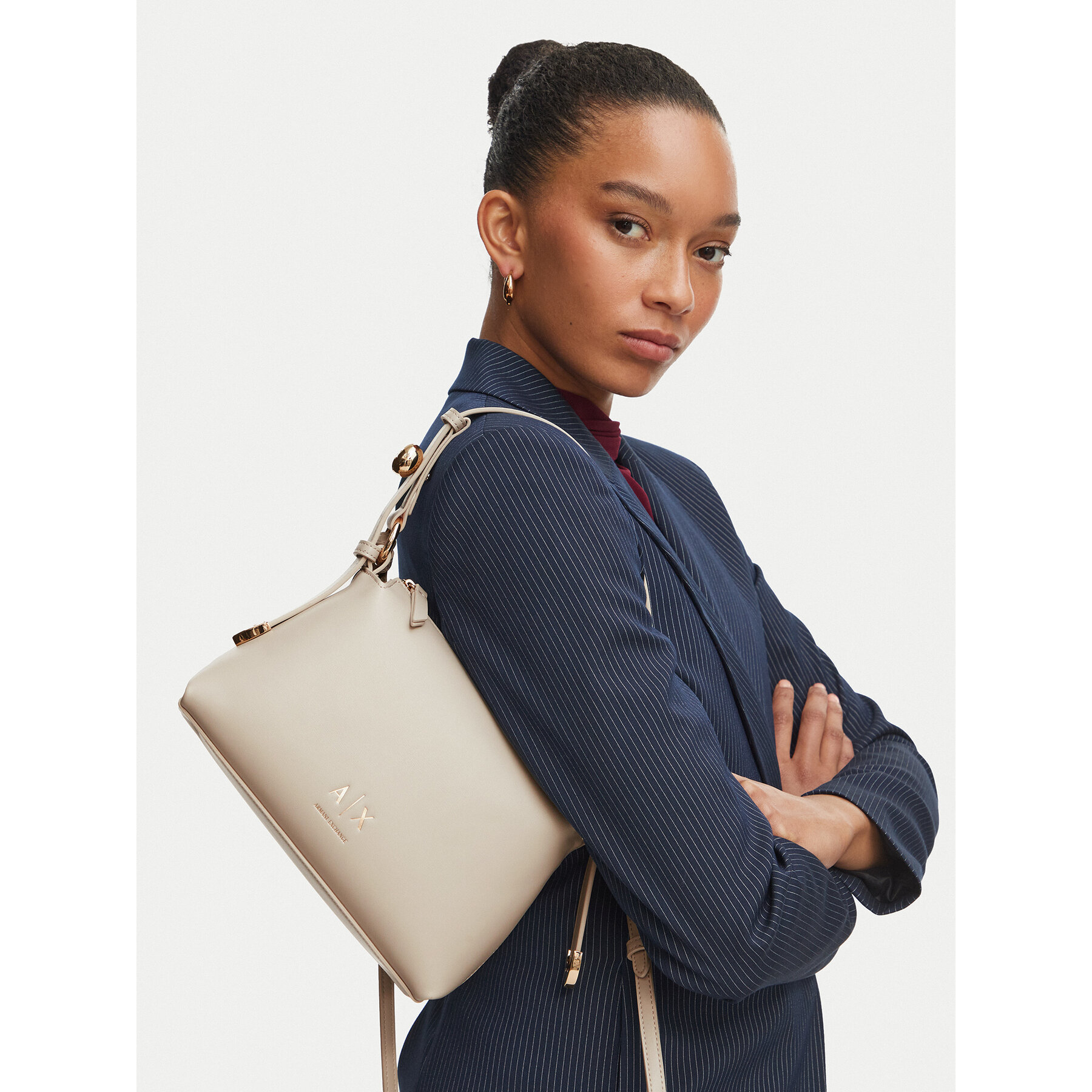 Geantă Armani Exchange XW002990 AF26452 U6208 Bej