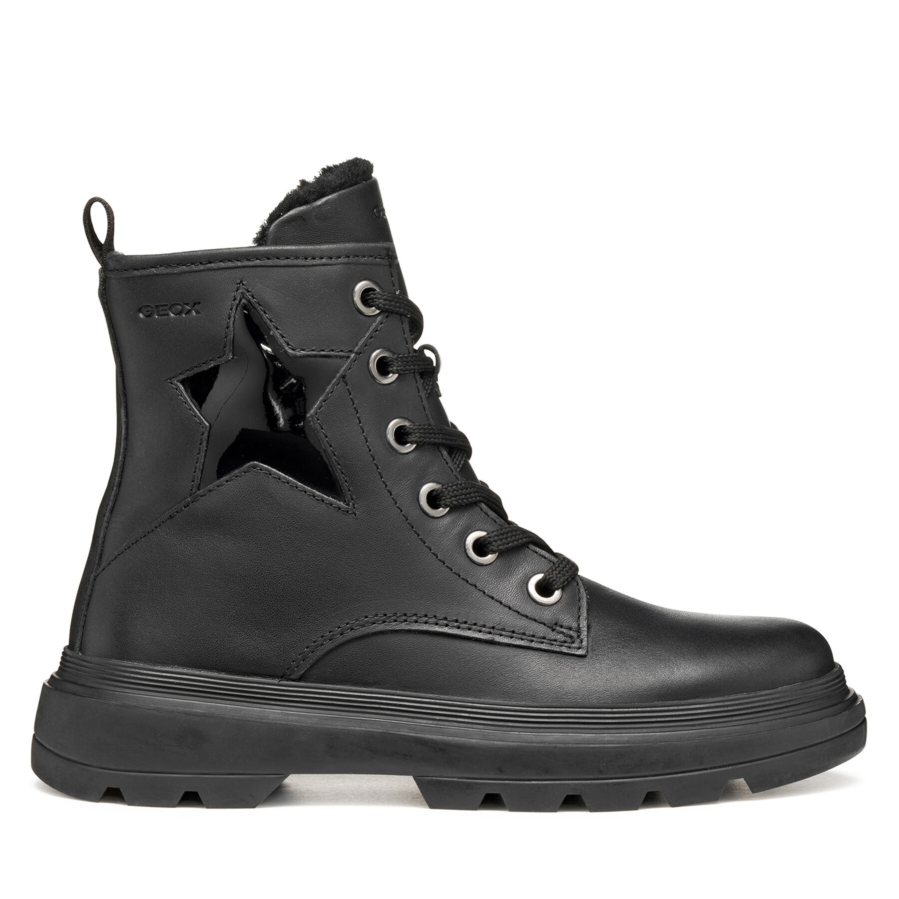 Botine Geox J Kiddartah J56MGG 08566 C9999 D Negru