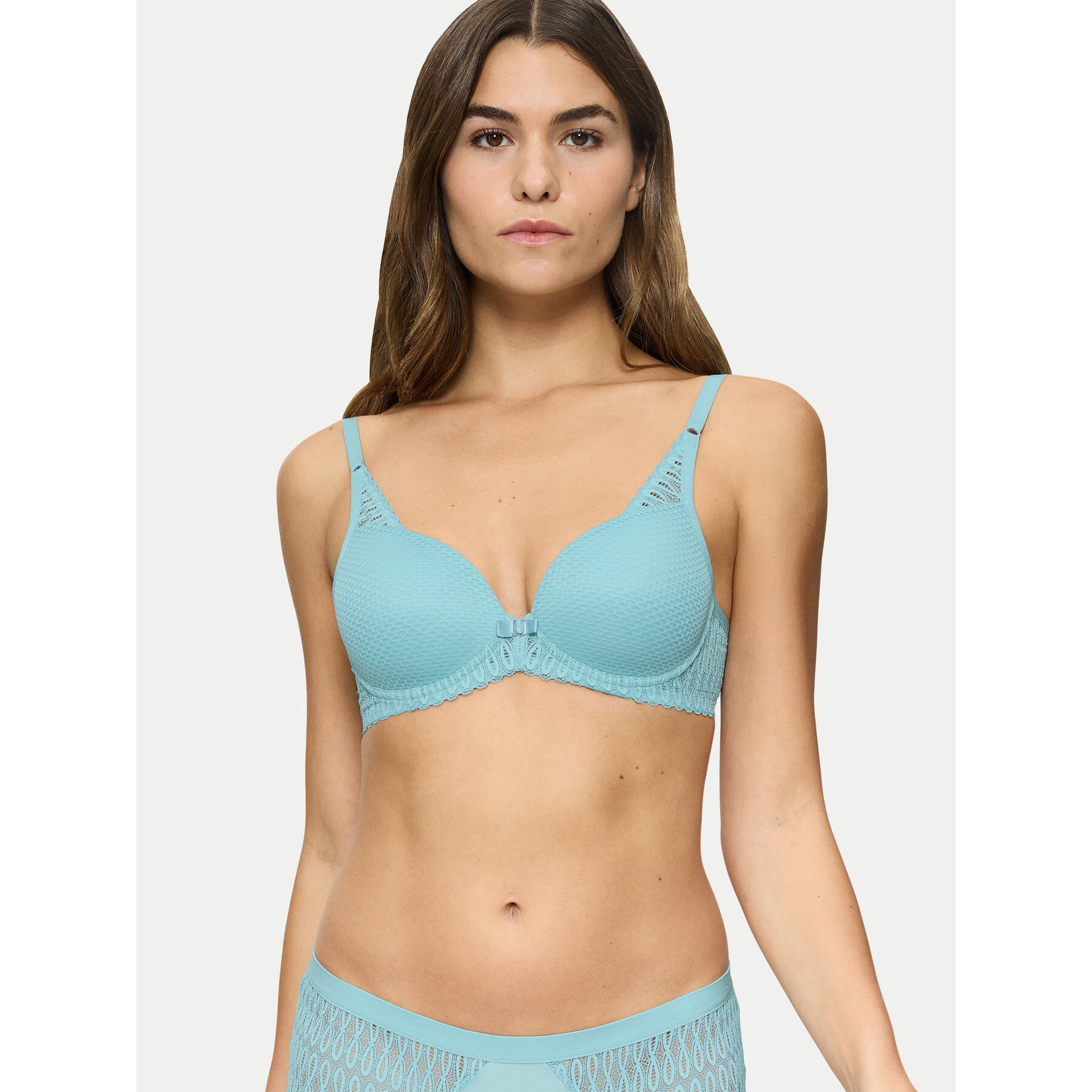 Triumph Reggiseno con ferretto Aura Spotlight 10216459 Blu