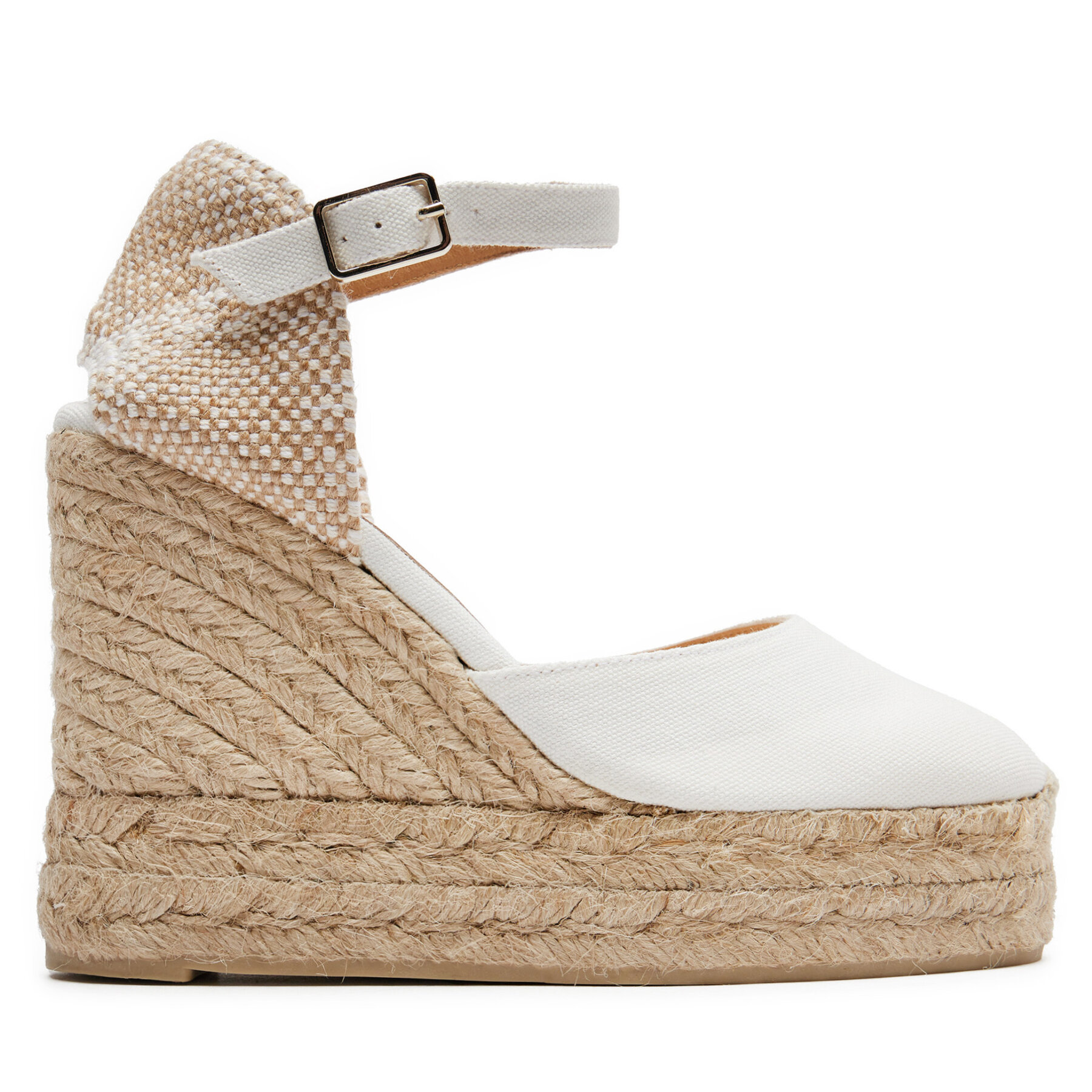 Espadrilky Castañer Carol/8Ed/001 020975 Biela