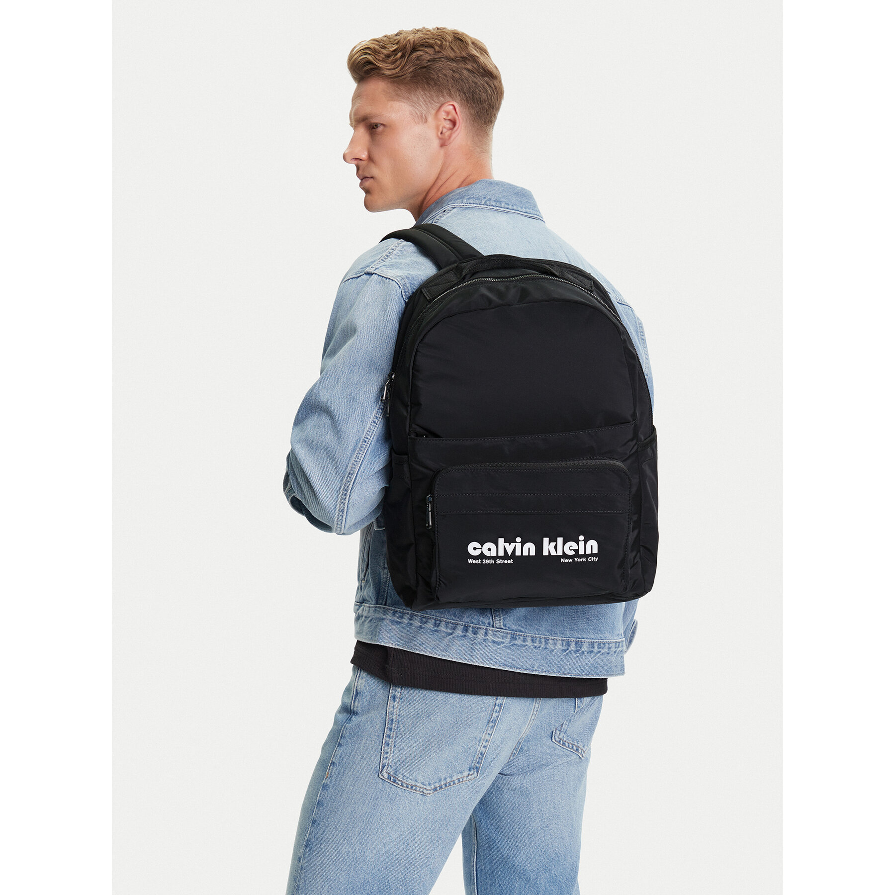 Σακίδιο Calvin Klein Jeans Ckj Graphic Ck Multi Funct Backp LV04G3162G Μαύρο 00