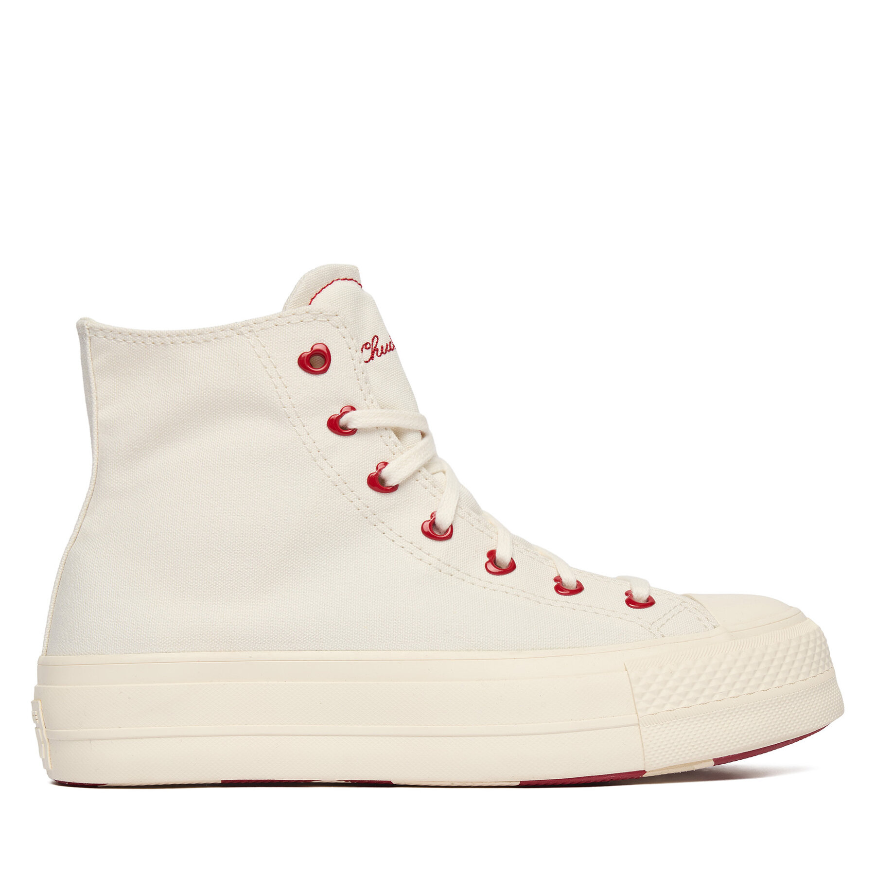 Tornacipő Converse Chuck Taylor All Star Lift Platform Hearts A19058C Fehér