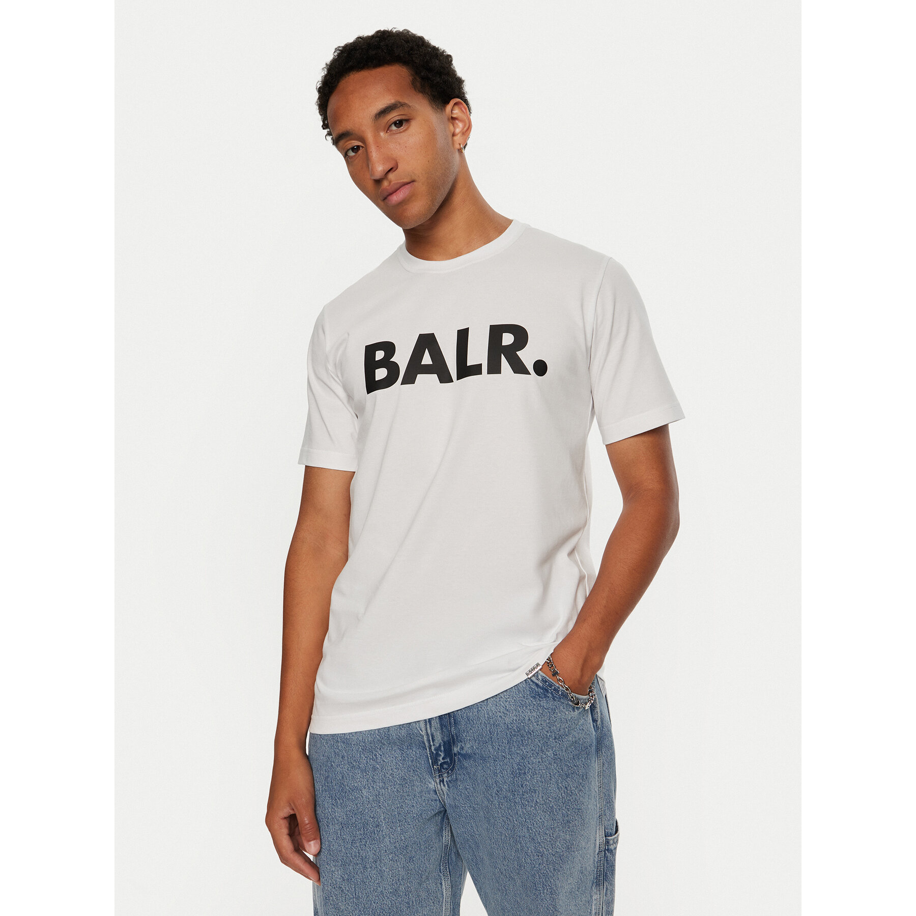 BALR. BALR. T-Shirt B1112.1048.906 Λευκό Regular Fit
