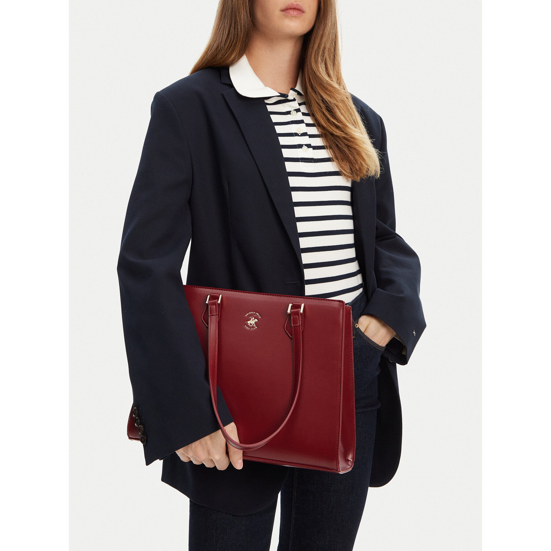 Дамска чанта Beverly Hills Polo Club C-BHPC-B-008-06 Бордо