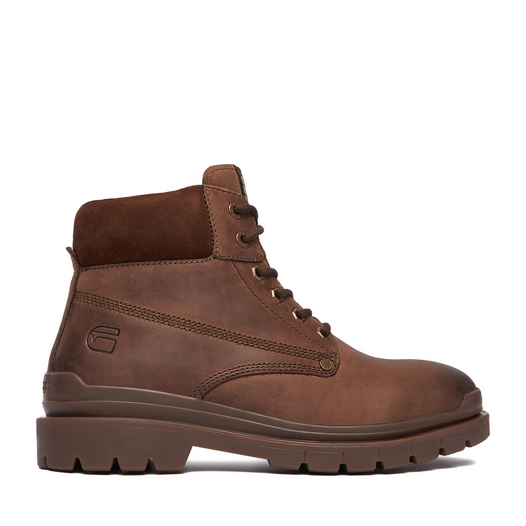 Šnurovacia obuv G-Star Raw CEO-BLAKE-02 MI08 Hnedá