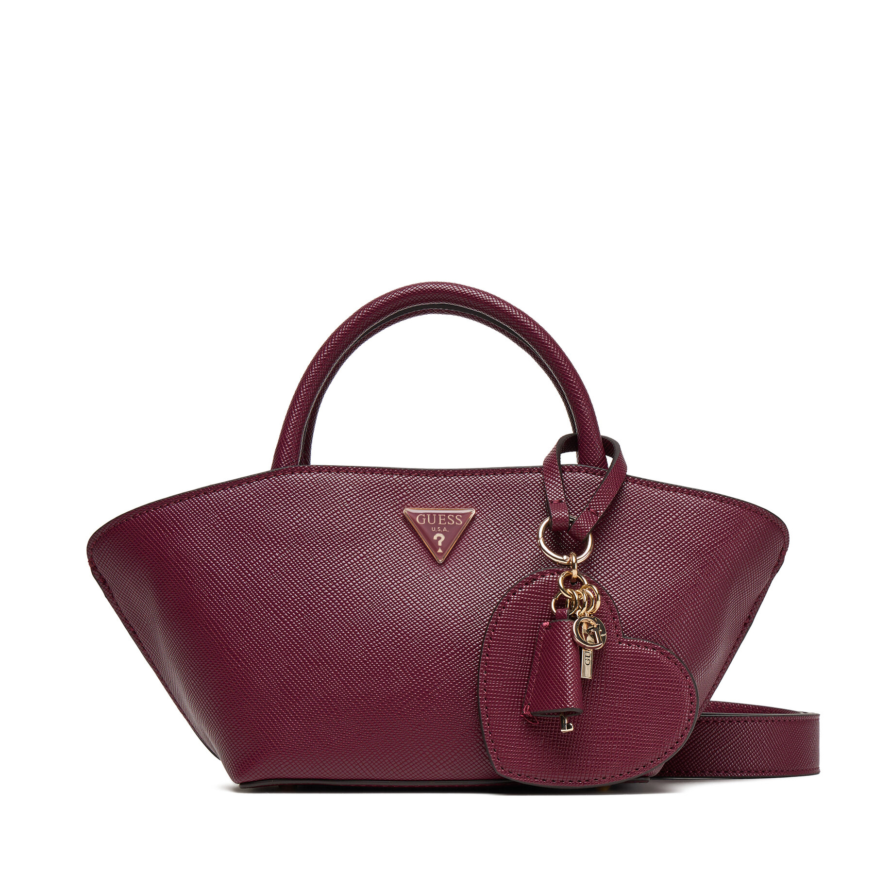 Geantă Guess Bolena Mini HWZG92 07760 Vișiniu