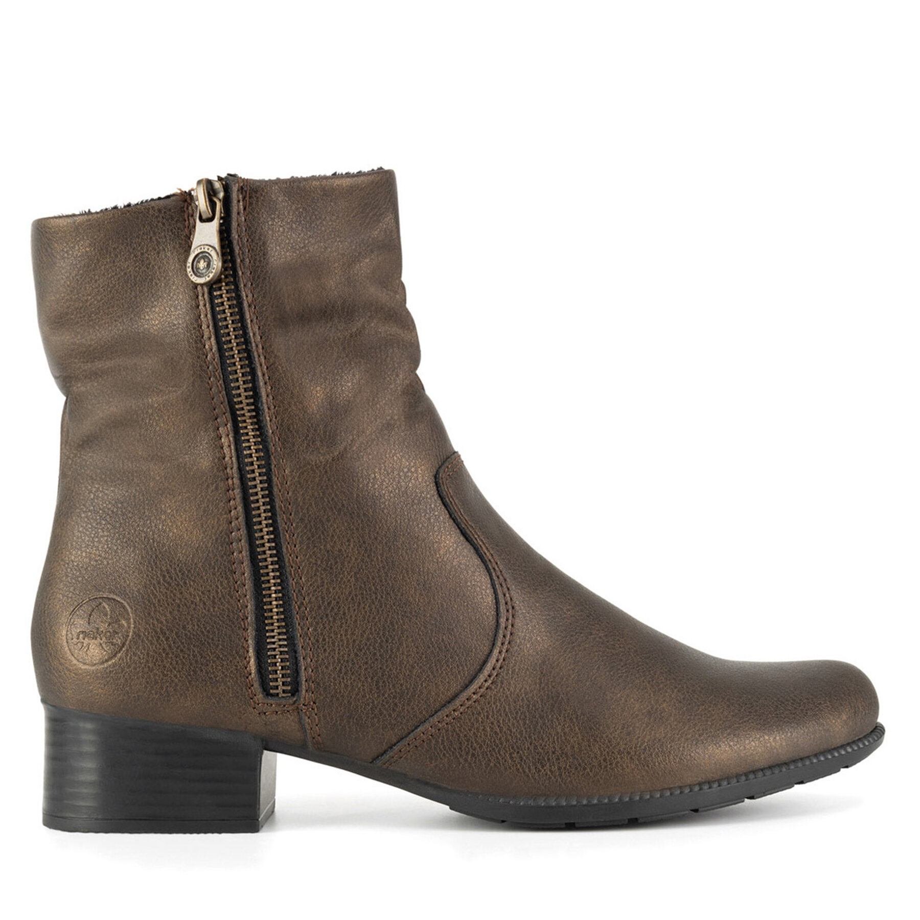 Damskie Rieker Botki, Rozmiar 38 Brązowy 78656-90