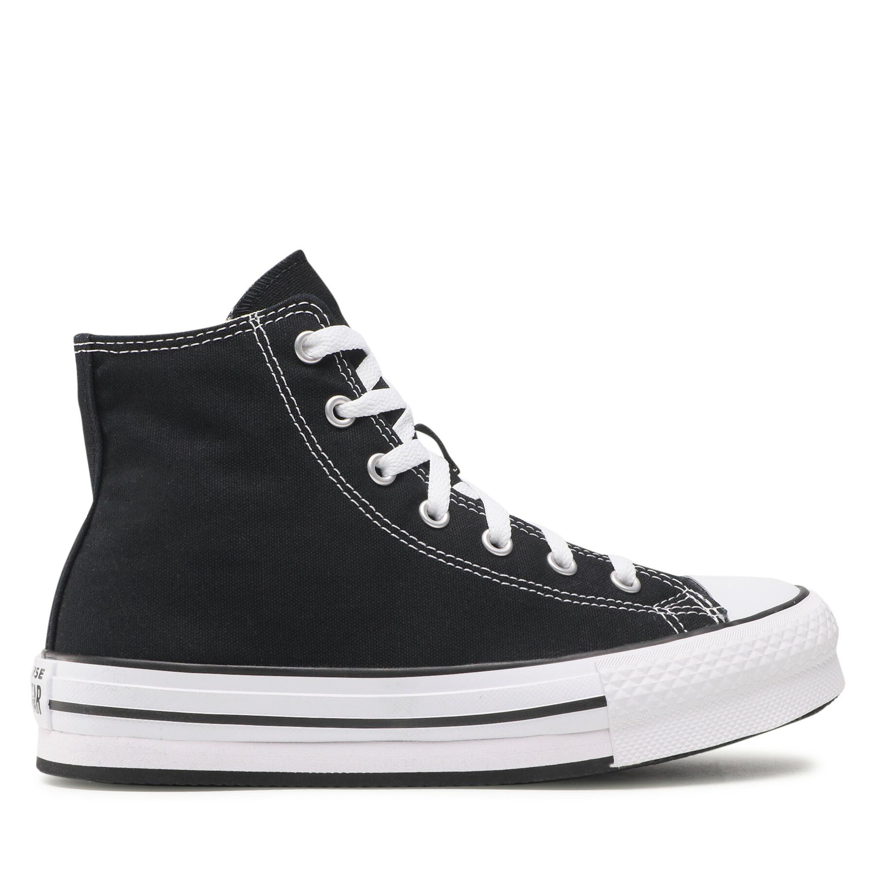 Dámske Plátenky Converse, Rozmer: 39, Čierna, Chuck Taylor All Star Eva Lift Hi 272855C