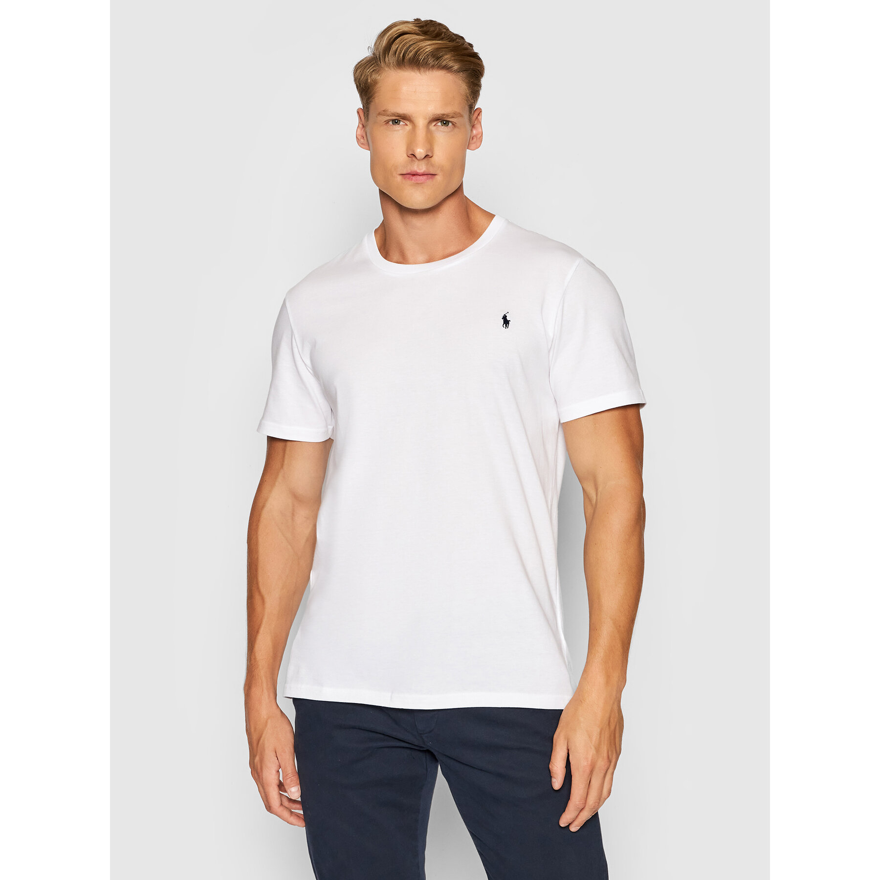 Polo Ralph Lauren T-shirt Sle 714844756004 Bianco Regular Fit