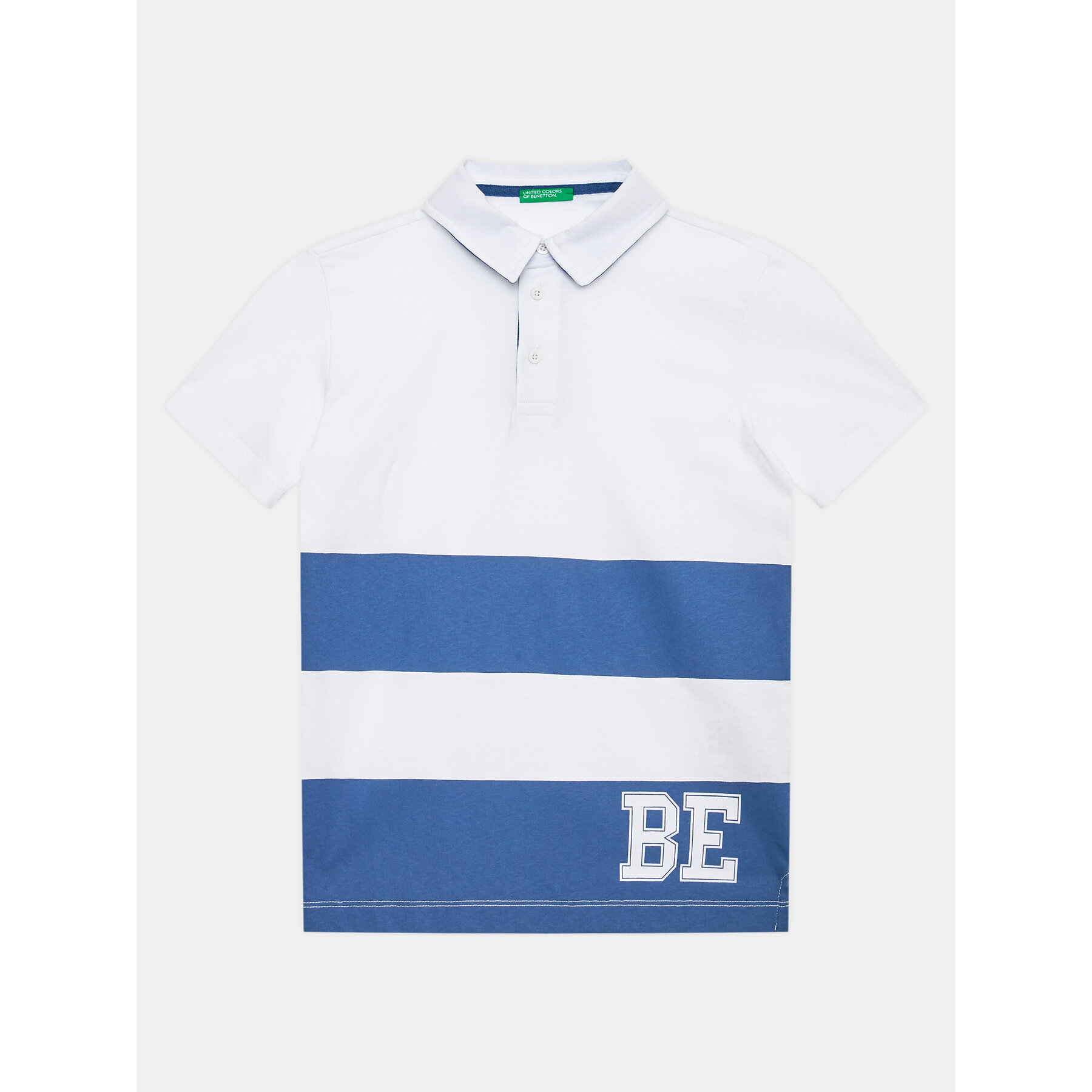 United Colors Of Benetton United Colors Of Benetton Polo 3BL0C300W Λευκό Regular Fit