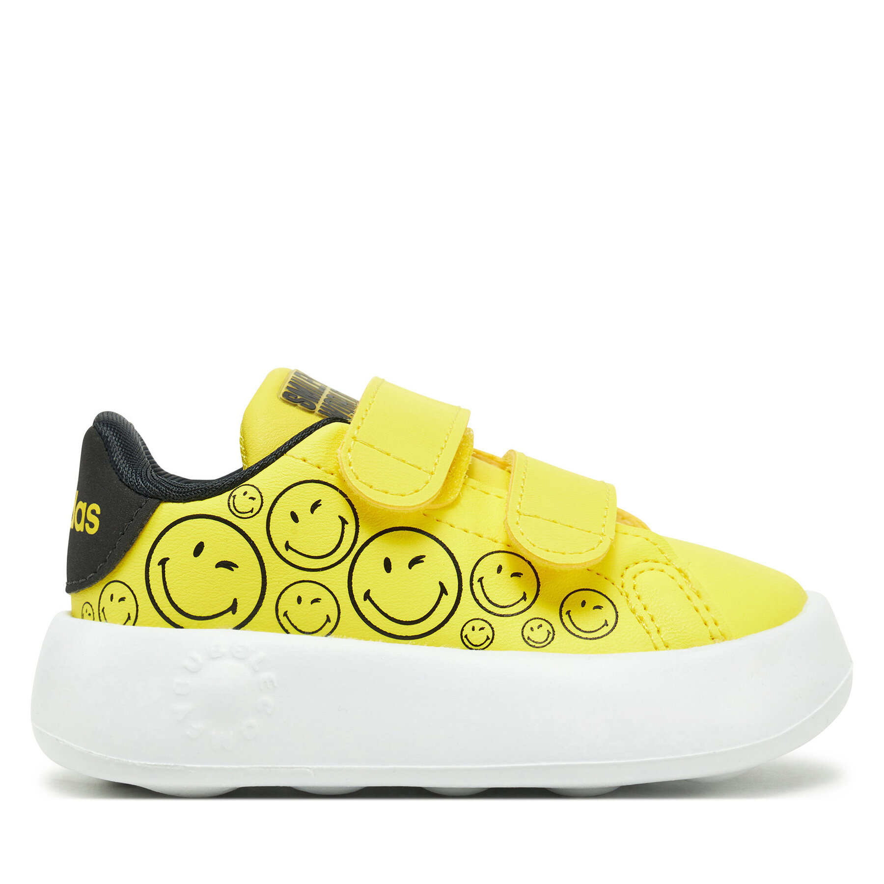 Snīkeri adidas Smiley Advantage JI0501 Dzeltens