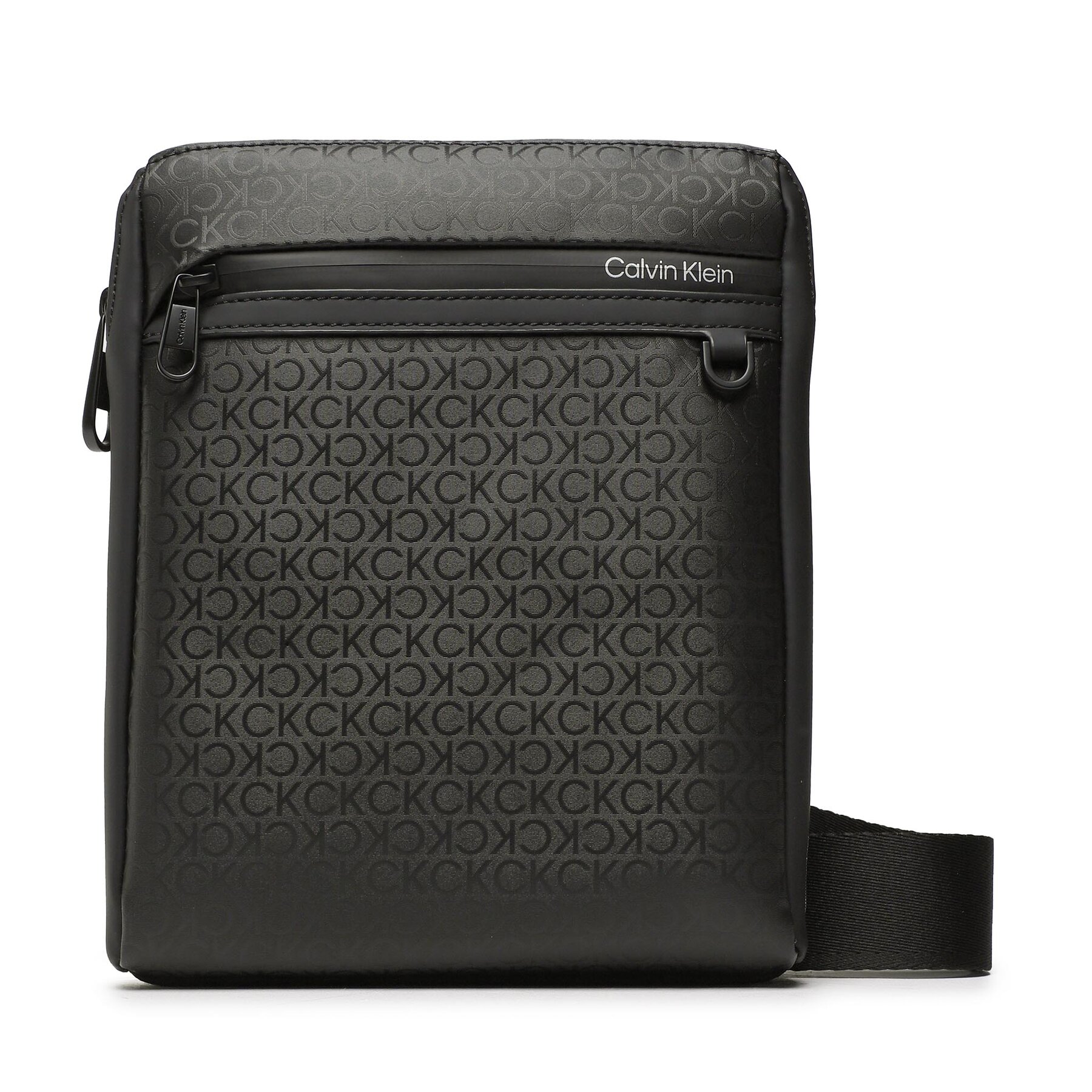 Geantă crossover Calvin Klein Daily Tech Flatpack Mono K50K510032 01I 01I imagine noua 2022