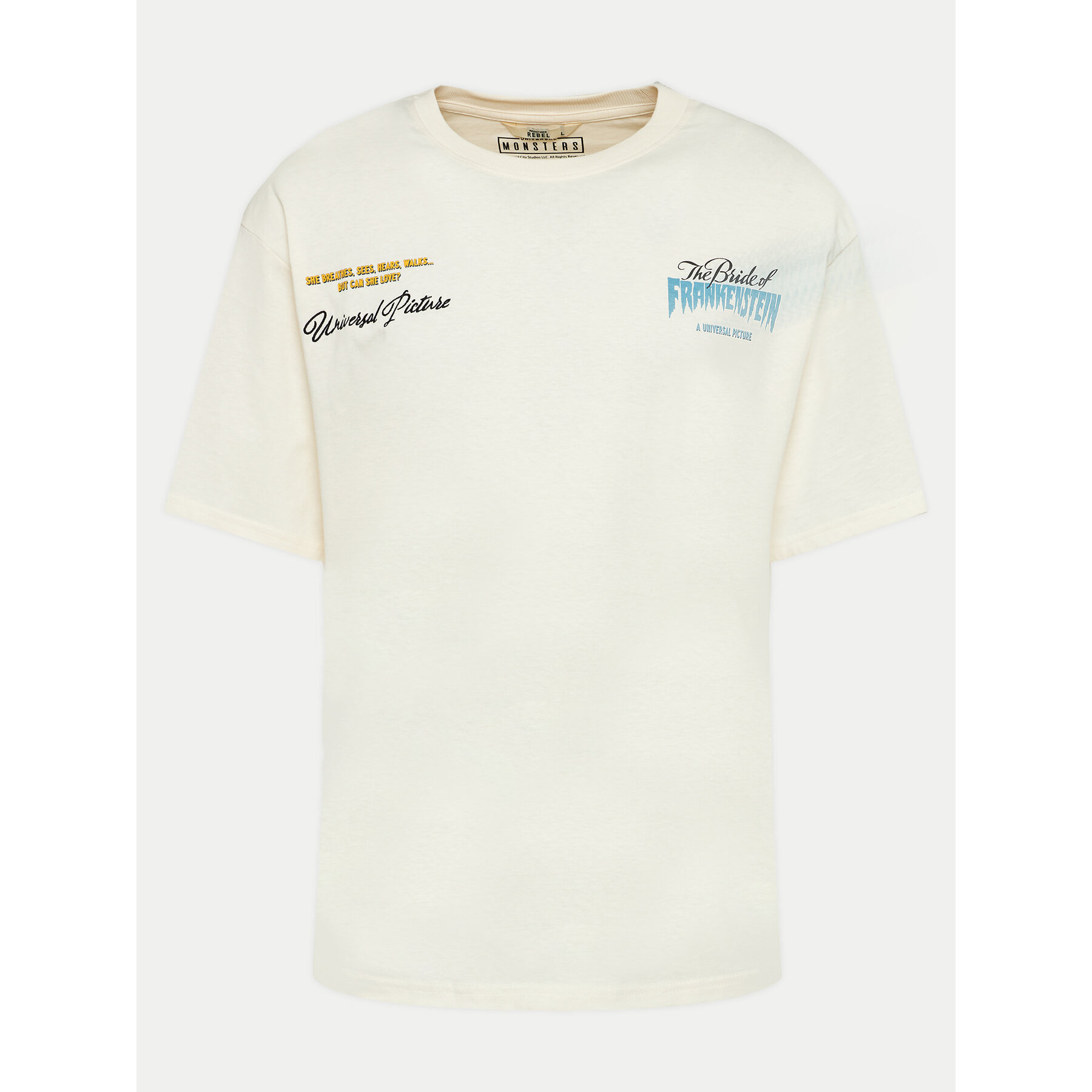 Redefined Rebel Redefined Rebel T-Shirt Pedro 221166 Μπεζ Regular Fit