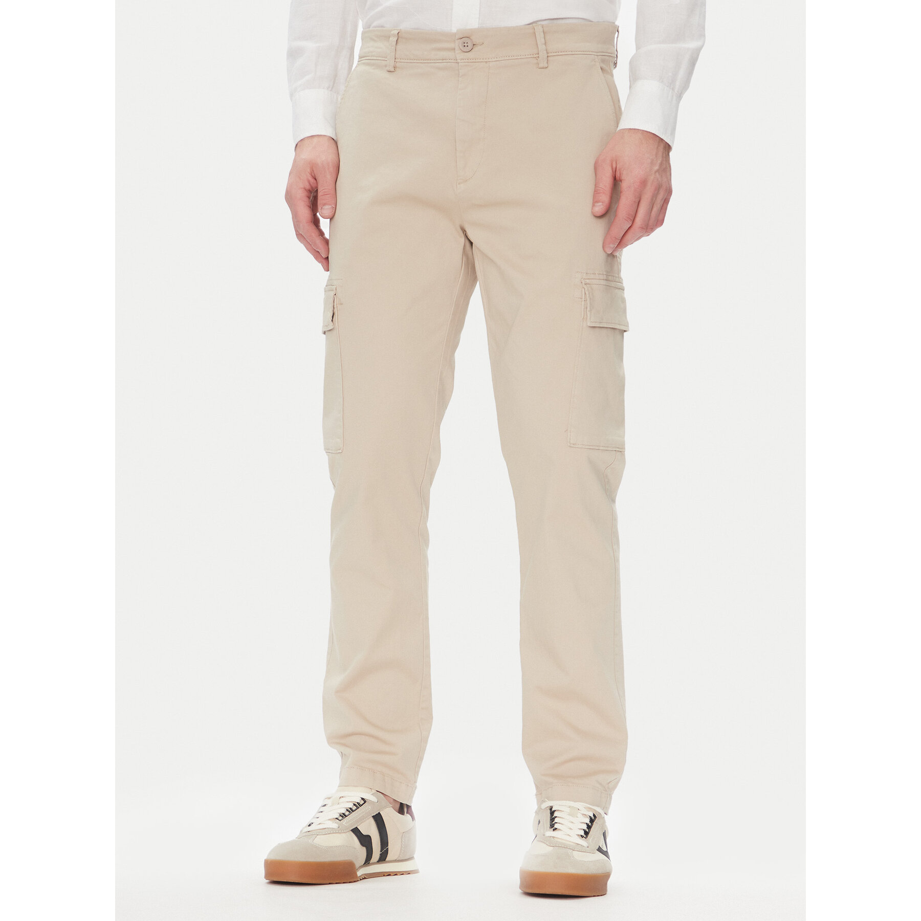 Pepe Jeans Stoffhose PM211907 Beige Slim Fit