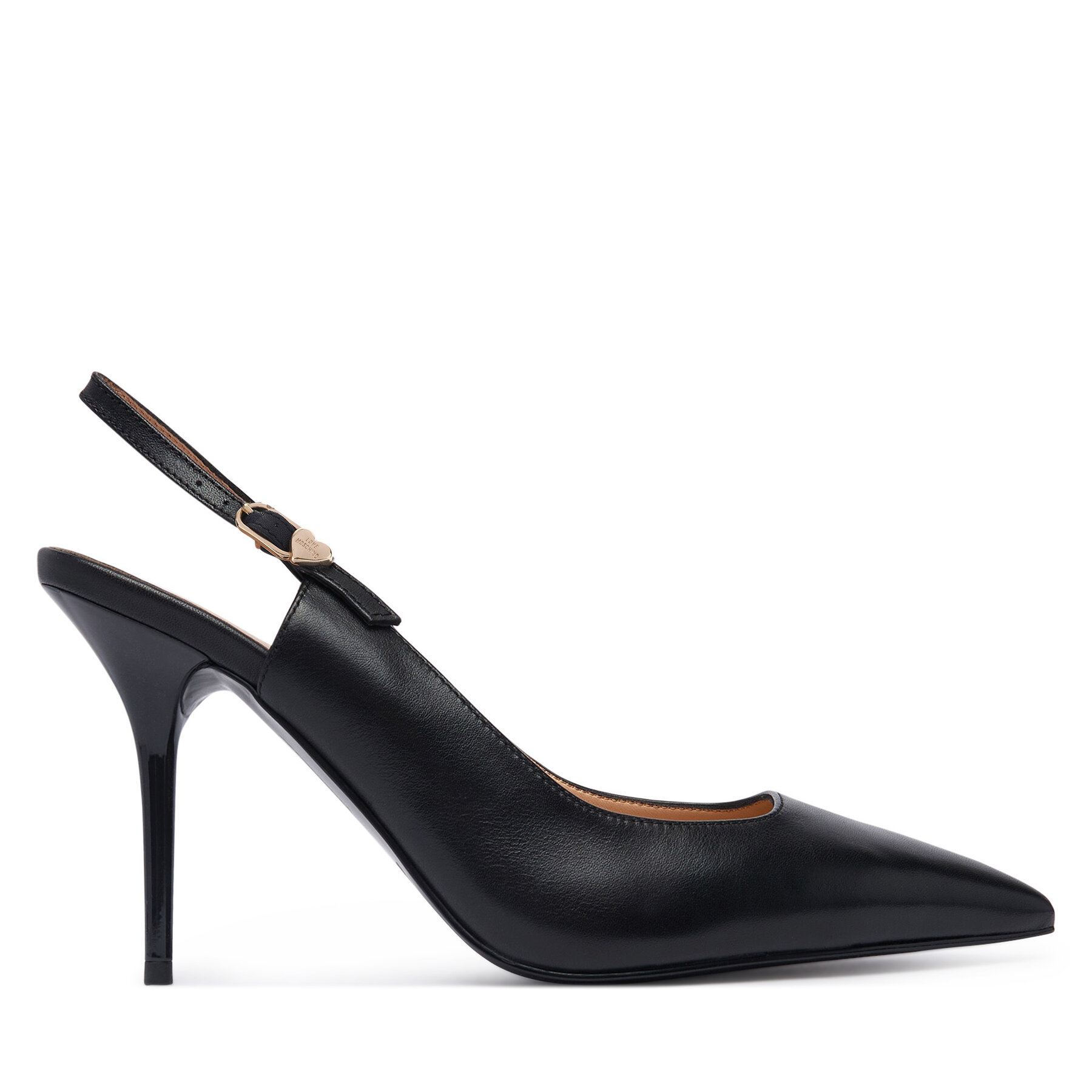 Čevlji z visoko peto LOVE MOSCHINO JA10149G1PIA0000 Črna