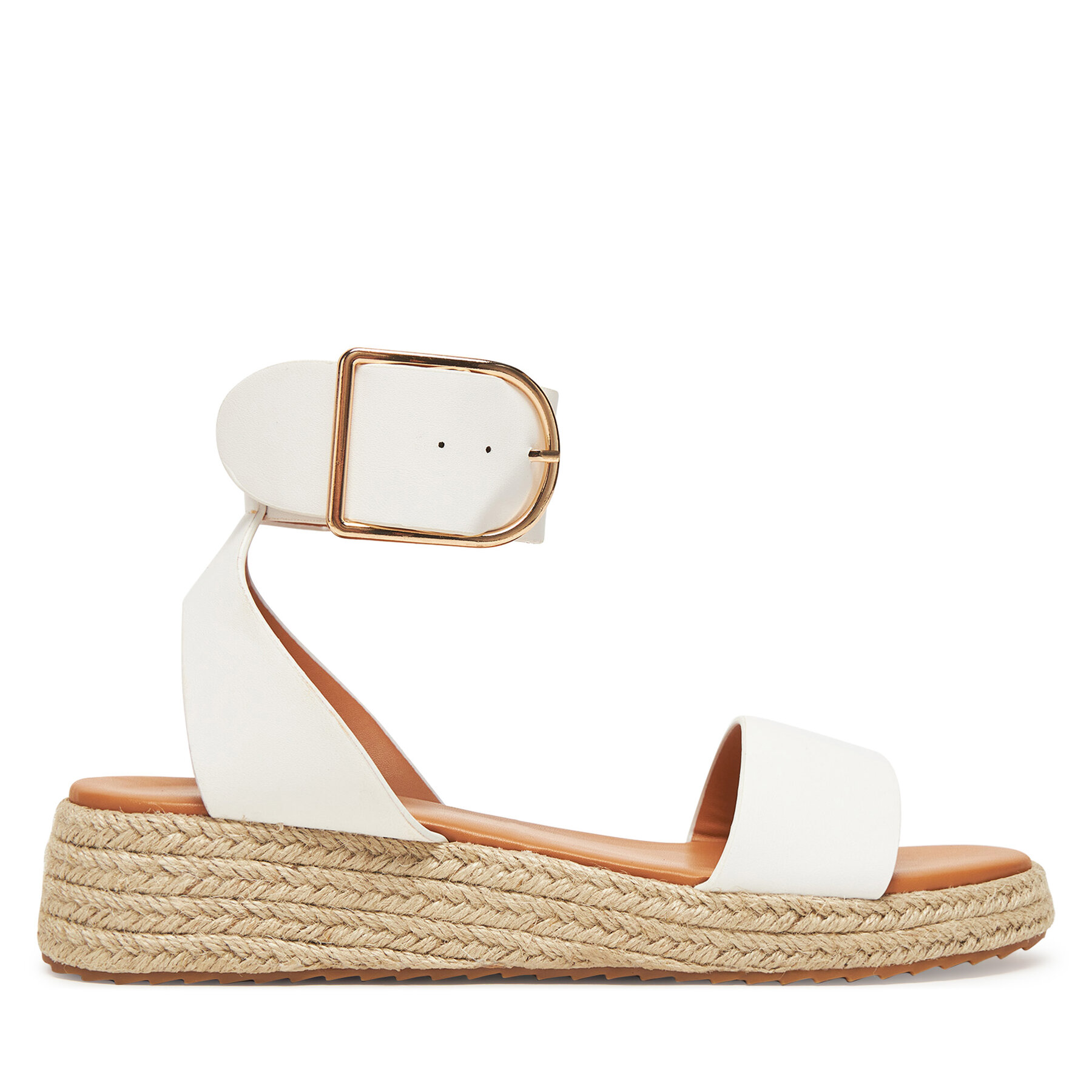 Espadrilky DeeZee QS276-1 Biela