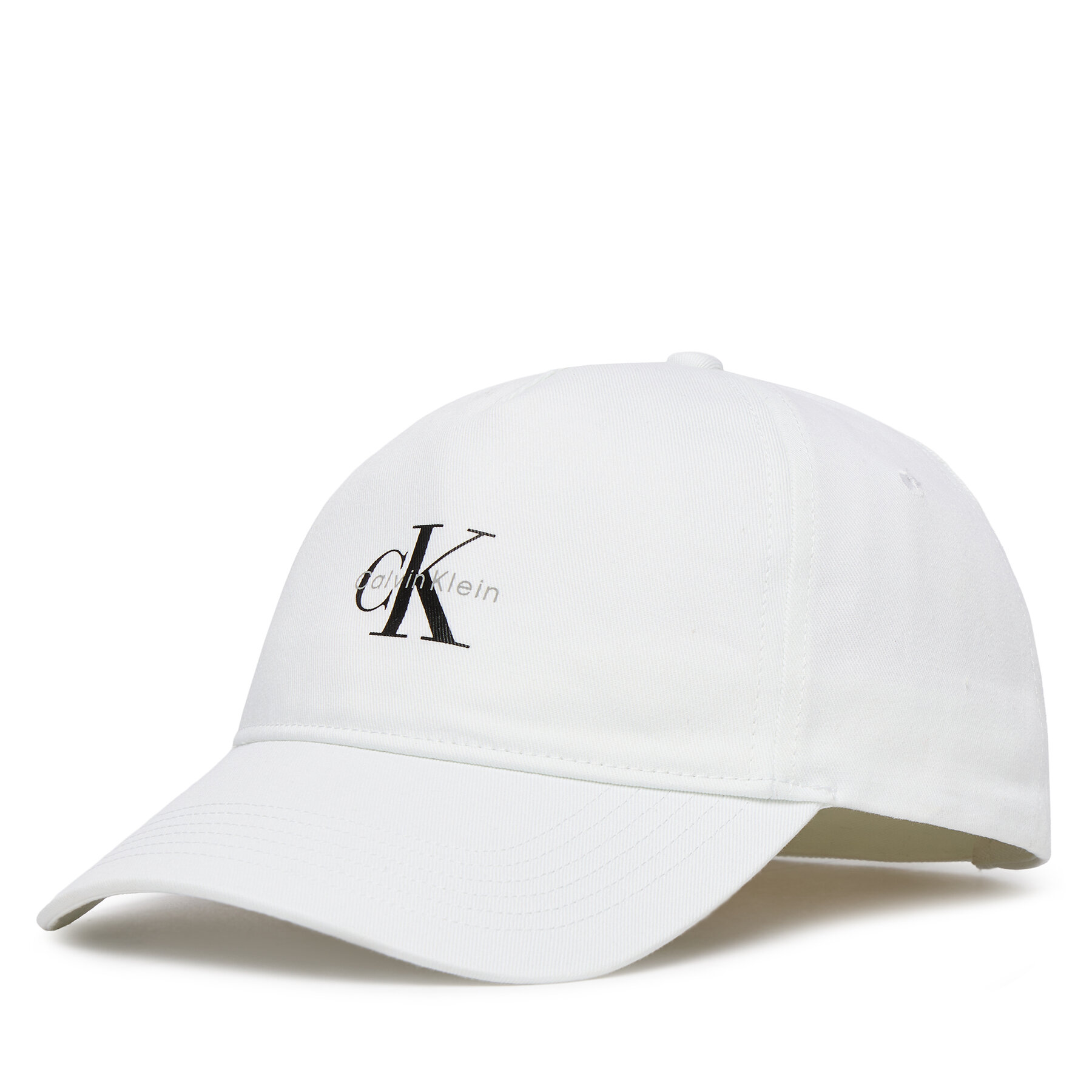 Șapcă Calvin Klein Monologo Printed Baseball Cap LV04K5027G Alb