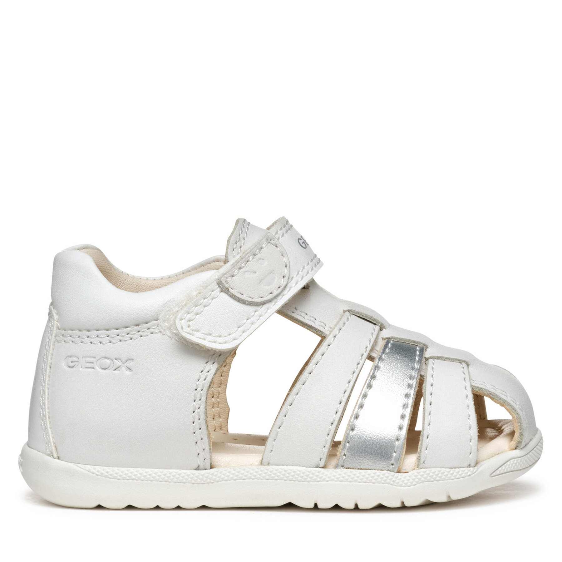 Sandale Geox B Sandal Macchia B254WB 085NF C0007 Alb