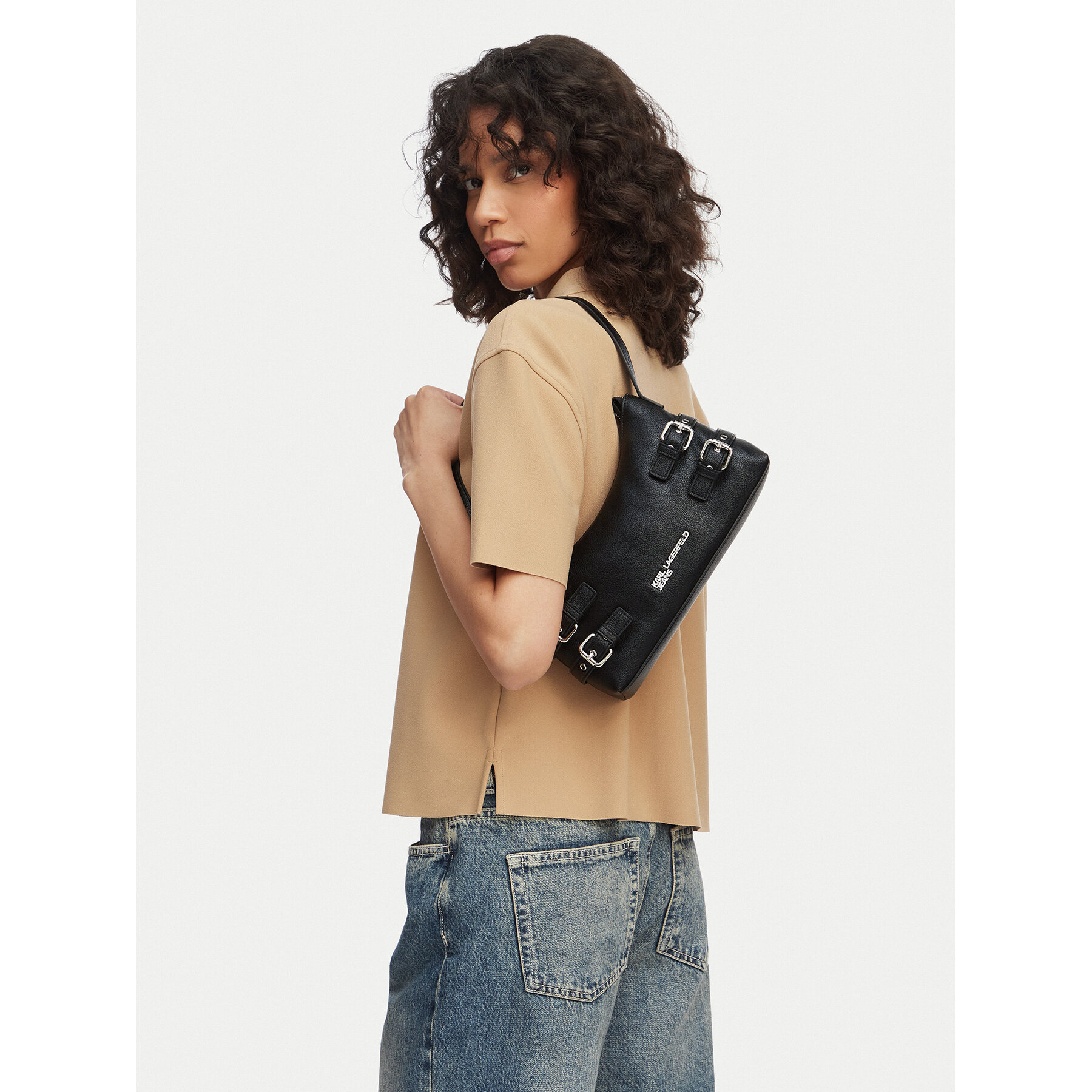 Дамска чанта Karl Lagerfeld Jeans B2W30265 Черен