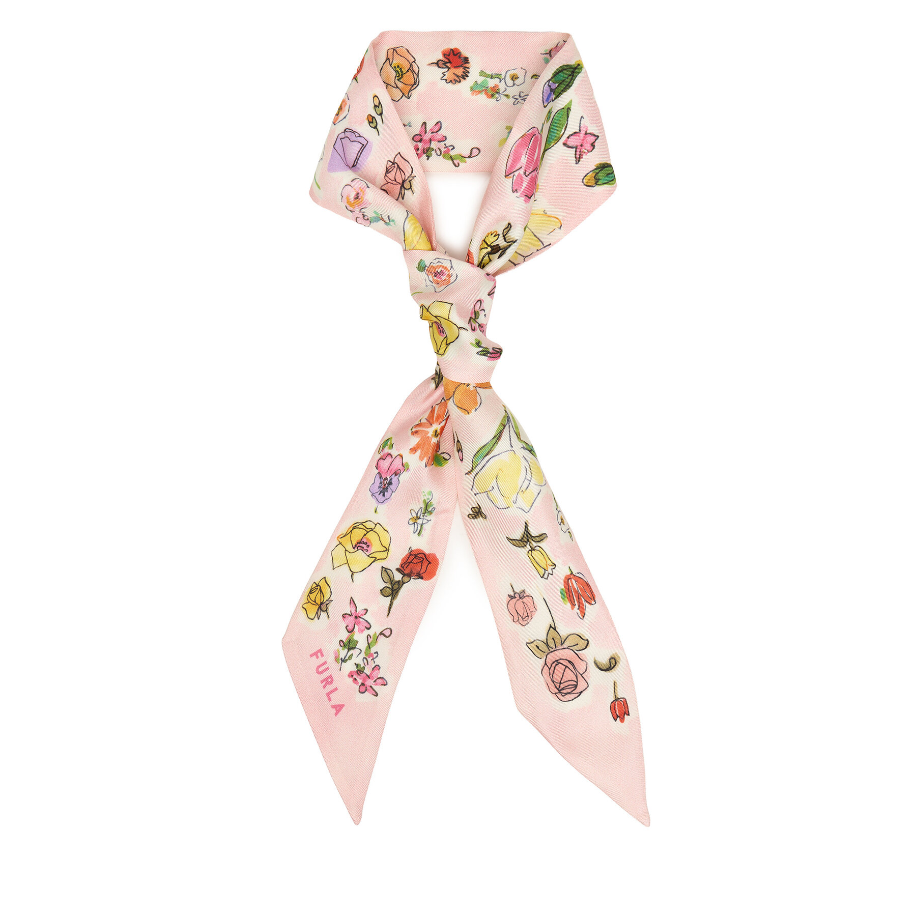 Šatka Furla WT00022 BX3853 TAZ00 Ružová