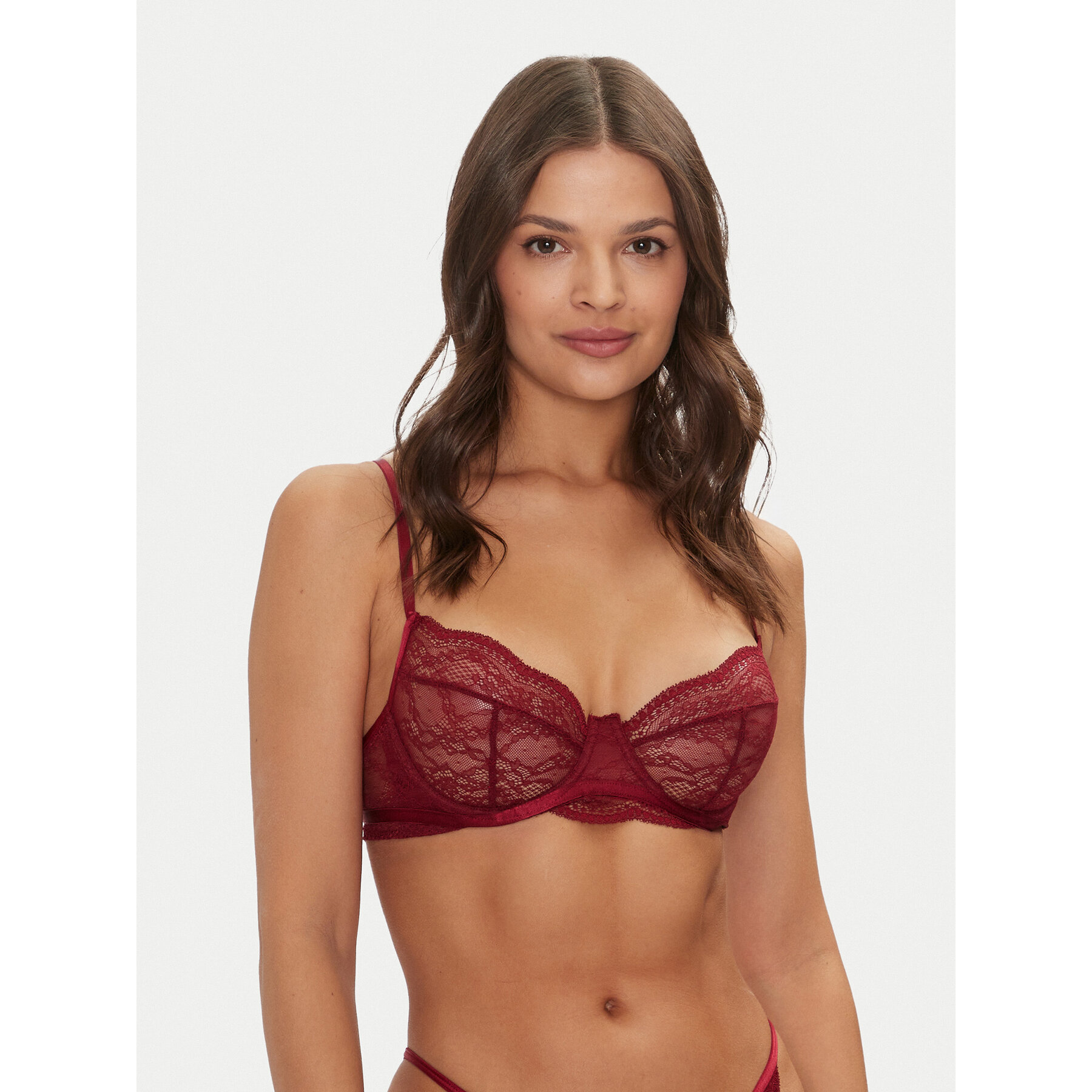 Hunkemöller Σουτιέν με μπανέλα Isabelle 206364 Μπορντό