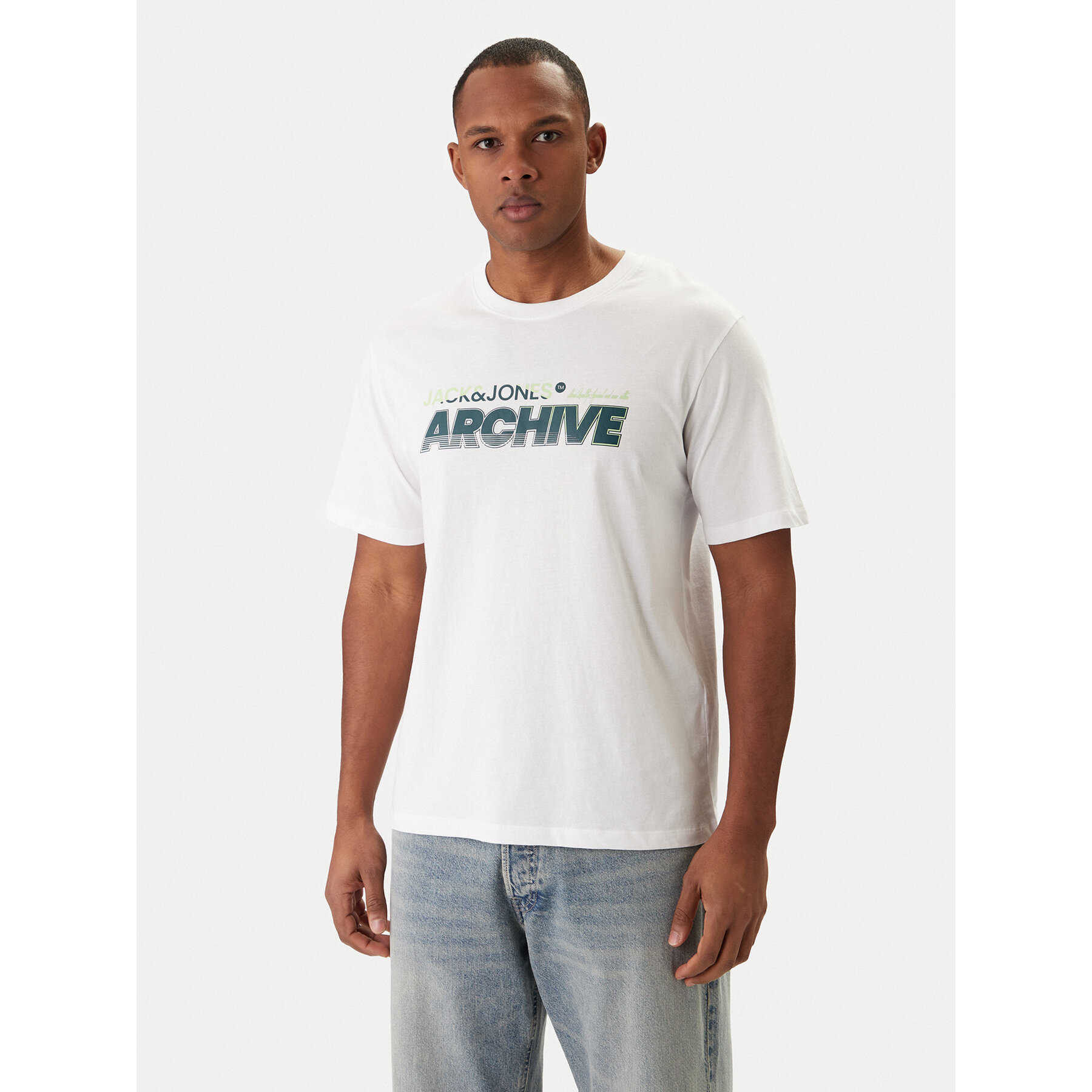 Jack & Jones T-shirt Brat Tee 12288103 Bijela Regular Fit