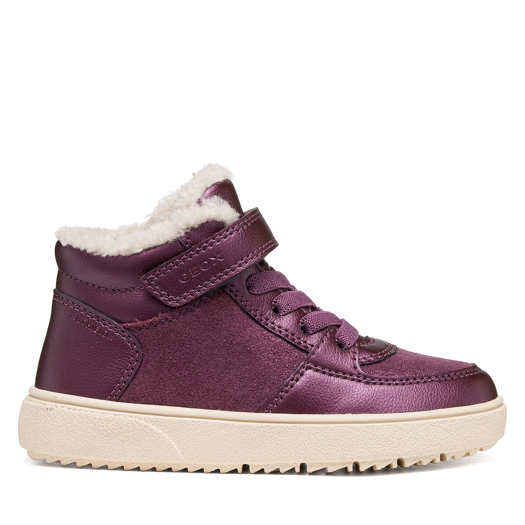 Sneakersy Geox J Theleven Girl B Abx J56HTA 077AJ C8017 S Fialová