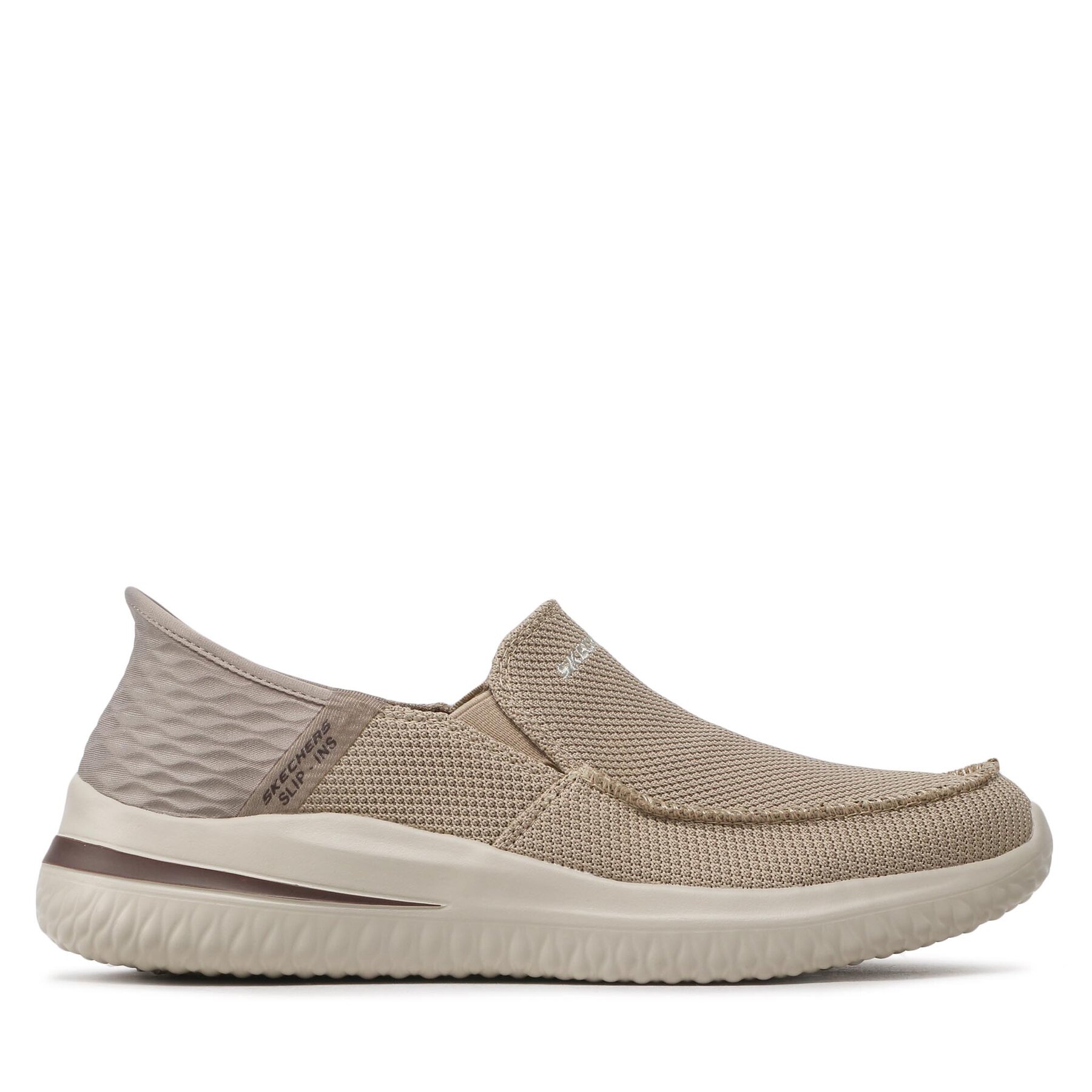 Uomo Scarpe basse Skechers, Taglia 42, Beige, Cabrino 210604/TPE, taglia : 42