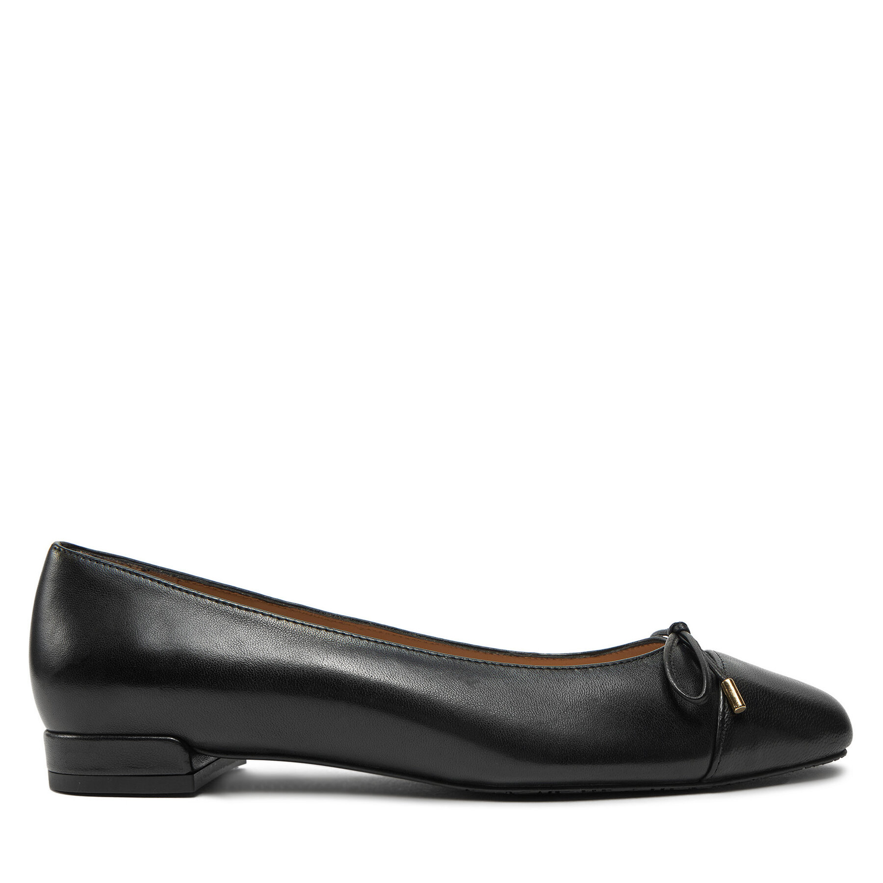 Stuart Weitzman Μπαλαρίνες Stuart Weitzman Sleek Bow Flat SJ598 Μαύρο