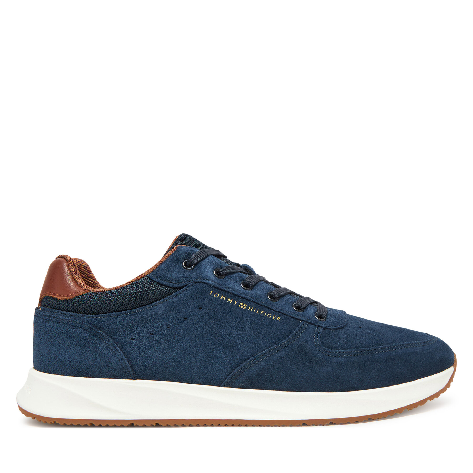Сникърси Tommy Hilfiger Premium Suede Hybrid FM0FM05690 Тъмносин