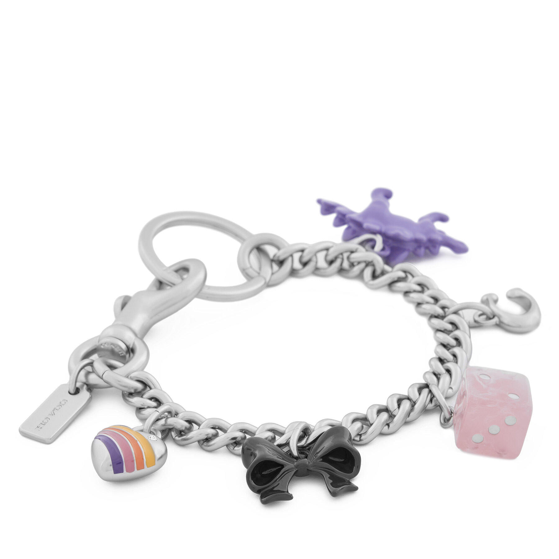 Portachiavi Coach CZ633 LHL38 Argento