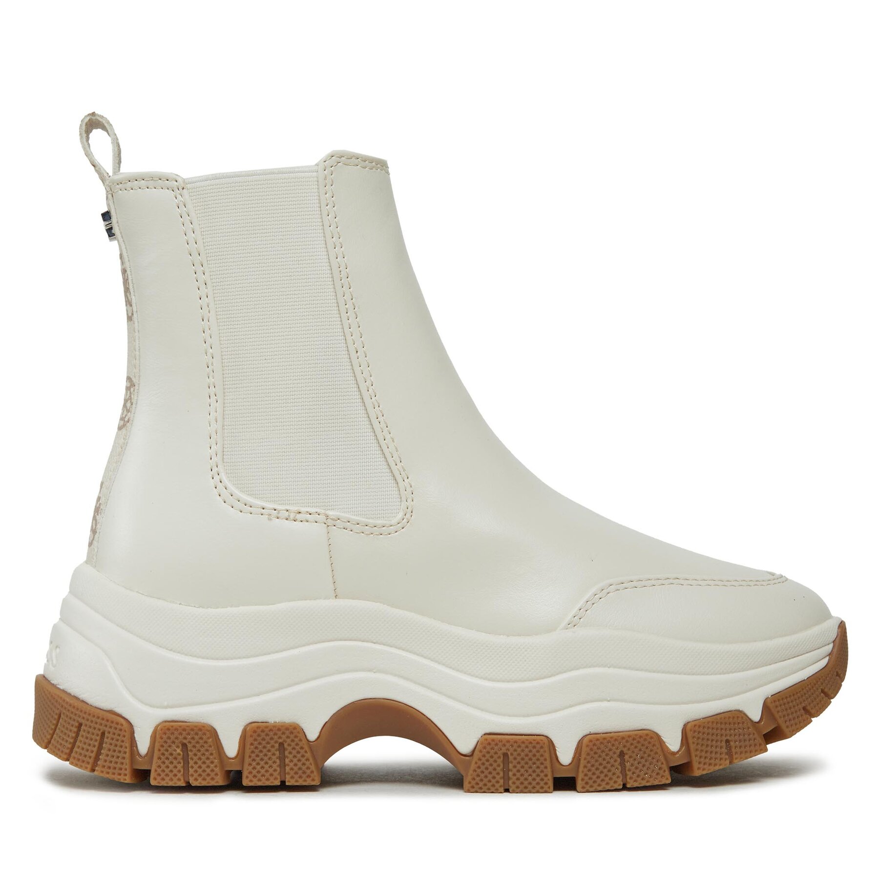 Botine Guess FL8BEO ELE12 Écru
