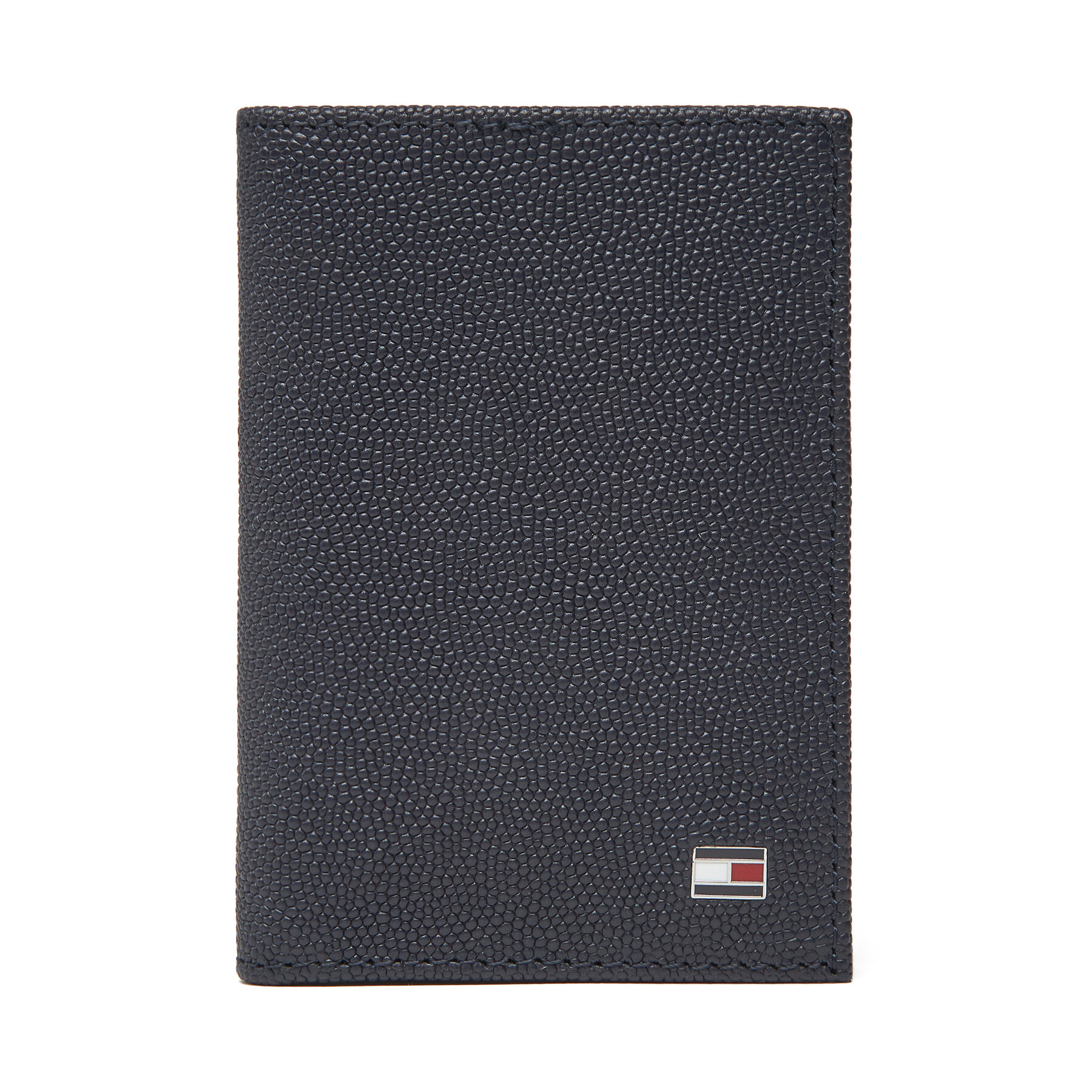 Duży Portfel Męski Tommy Hilfiger Granatowy Th Flag Bifold AM0AM13522