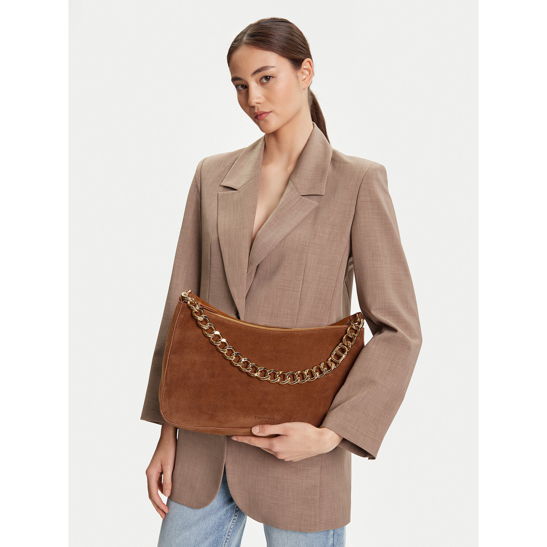 Borsetta TWINSET 252TB7162 Marrone