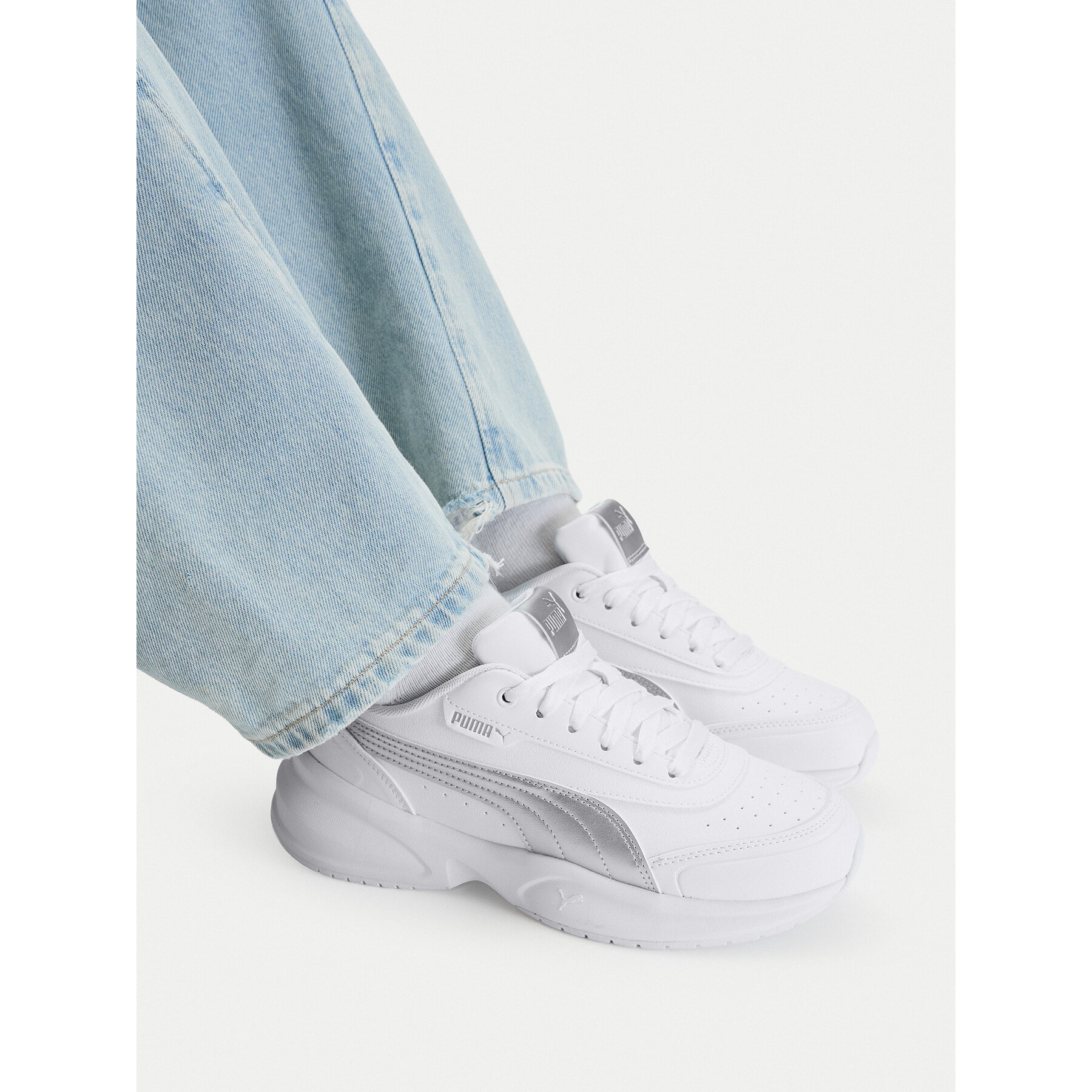 Сникърси Puma Cilia 2 Mode Metallic Glam 408272 02 Бял