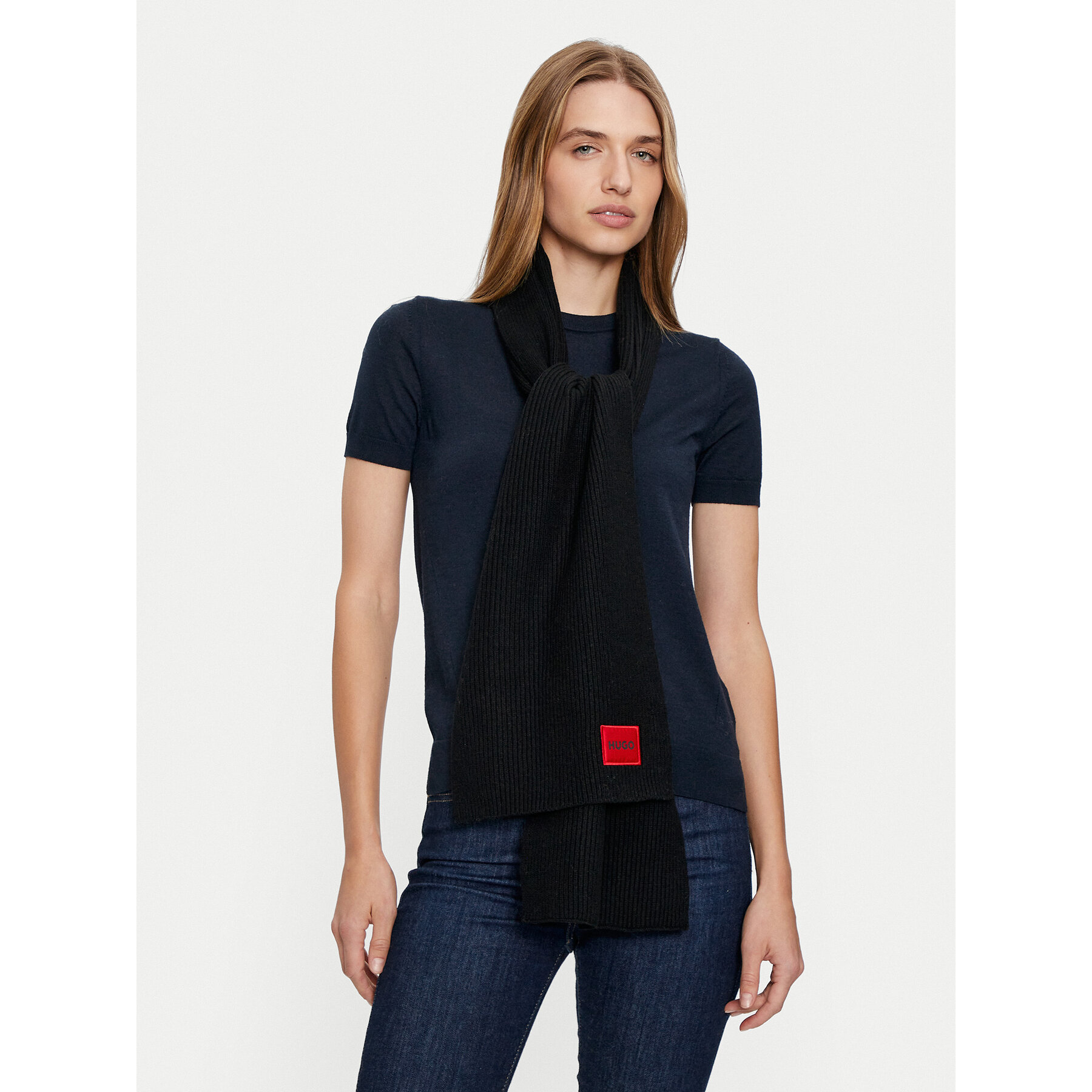 Fular Hugo Saffa 50502605 Negru