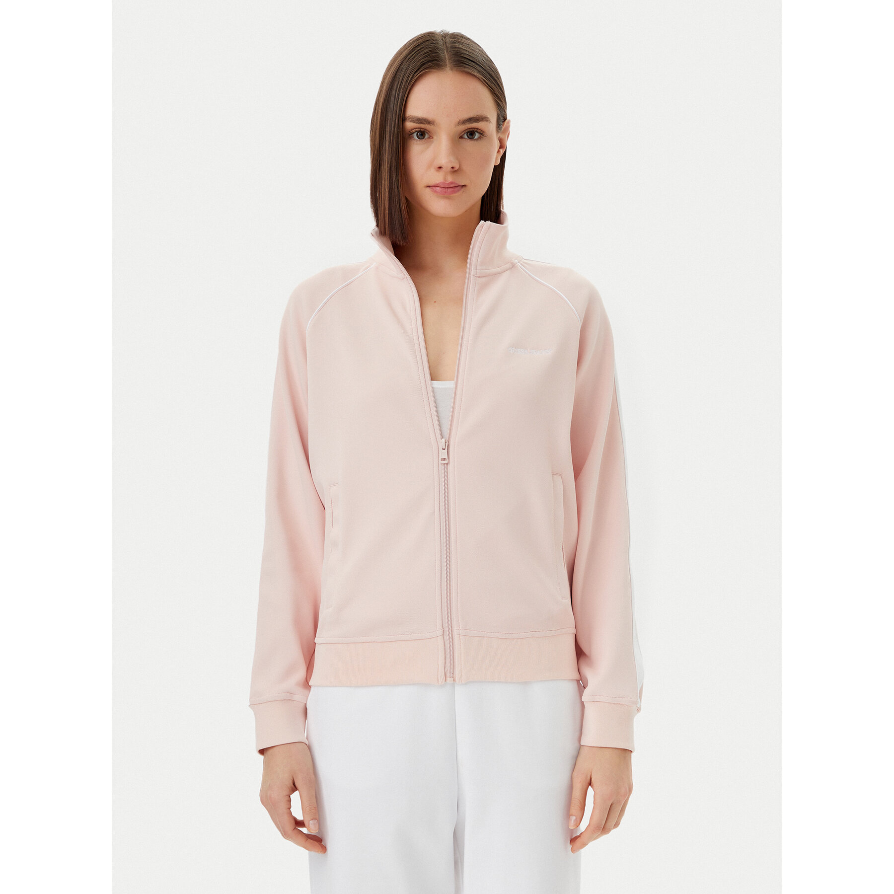 Guess Jeans Sweatshirt W5GQ38 KB212 Rosa Regular Fit