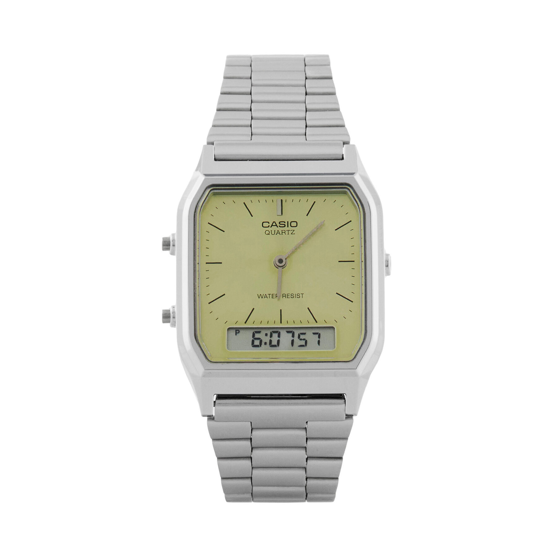 Damski Zegarek Casio Srebrny Vintage AQ-230A-9AMQYES