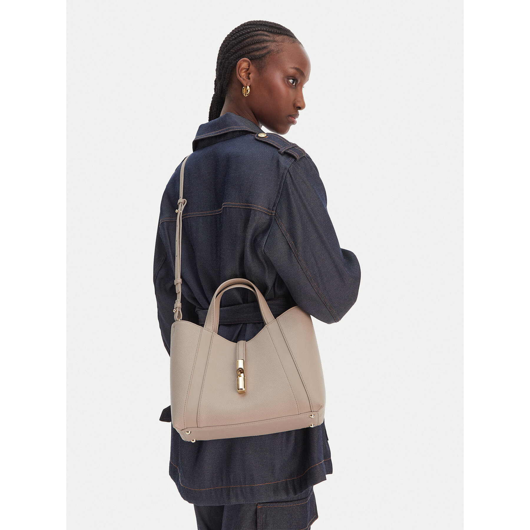 Geantă Furla Goccia S WB01789 BX3353 KH 4488S Bej