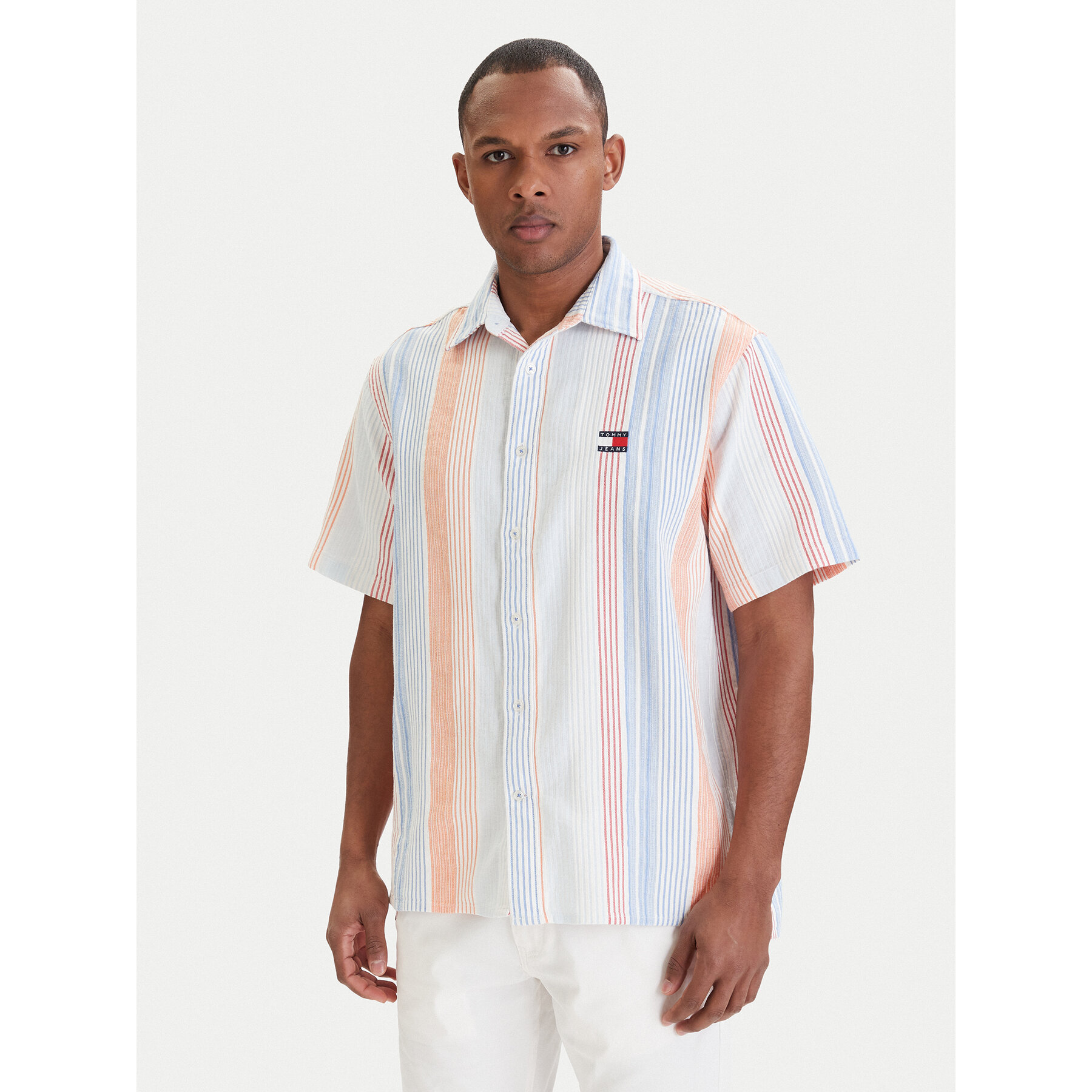Tommy Jeans Hemd DM0DM22789 Bunt Relaxed Fit