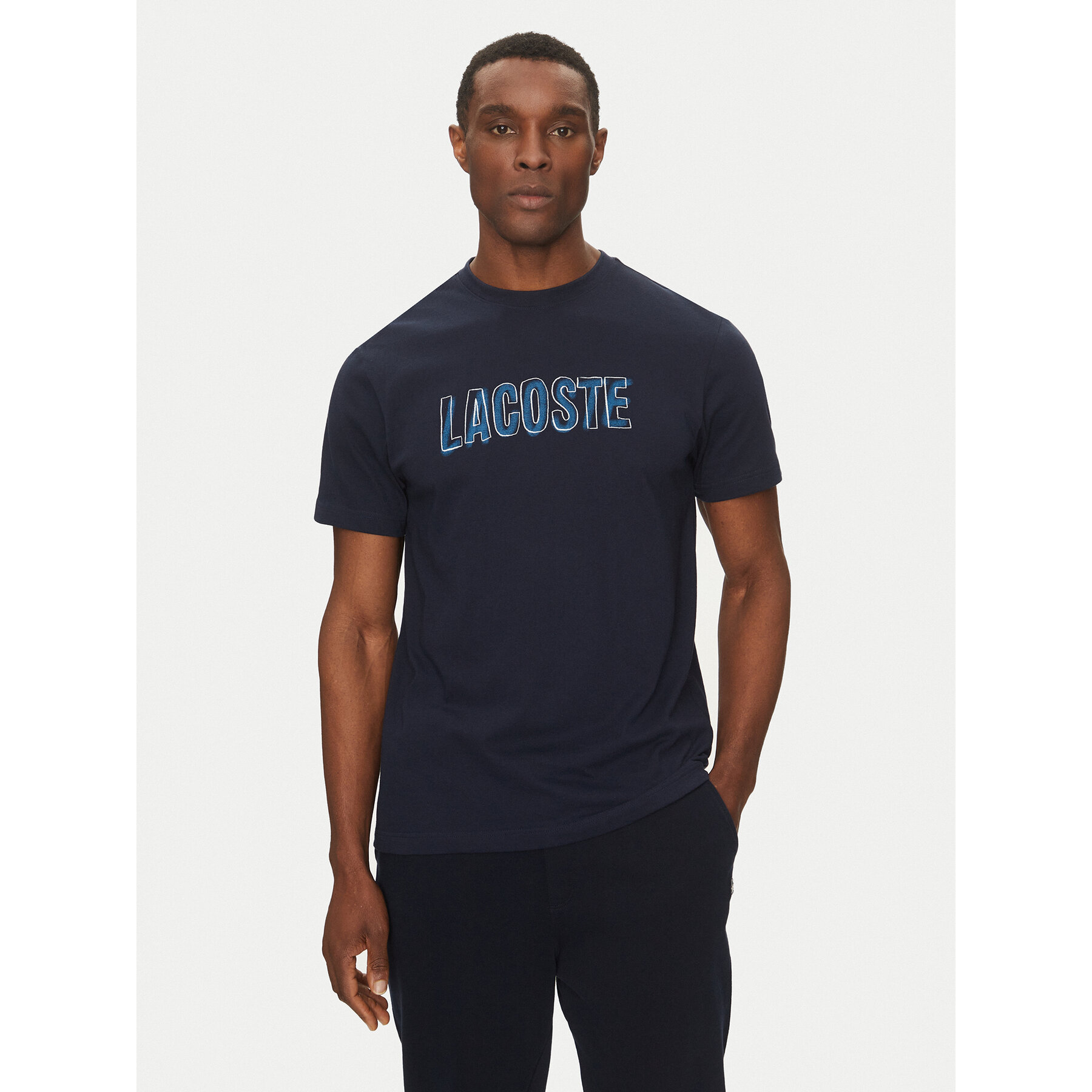 Lacoste Póló TH8916 Sötétkék Regular Fit