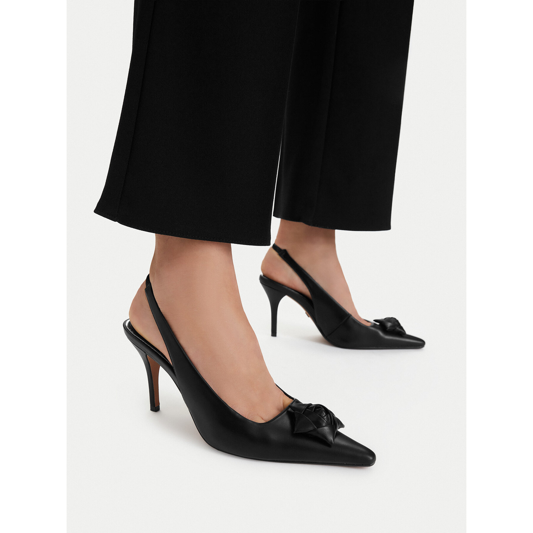 Augstpapēžu kurpes Nine West EO-C6030-1 Melns